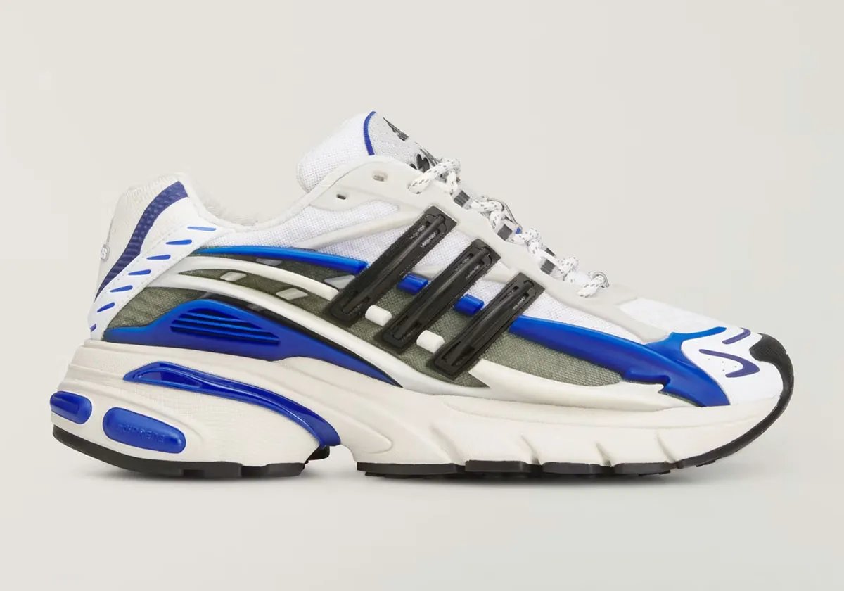 Pharrell x adidas Jellyfish silhouette in Royal and Triple Black colorways - detail view 1