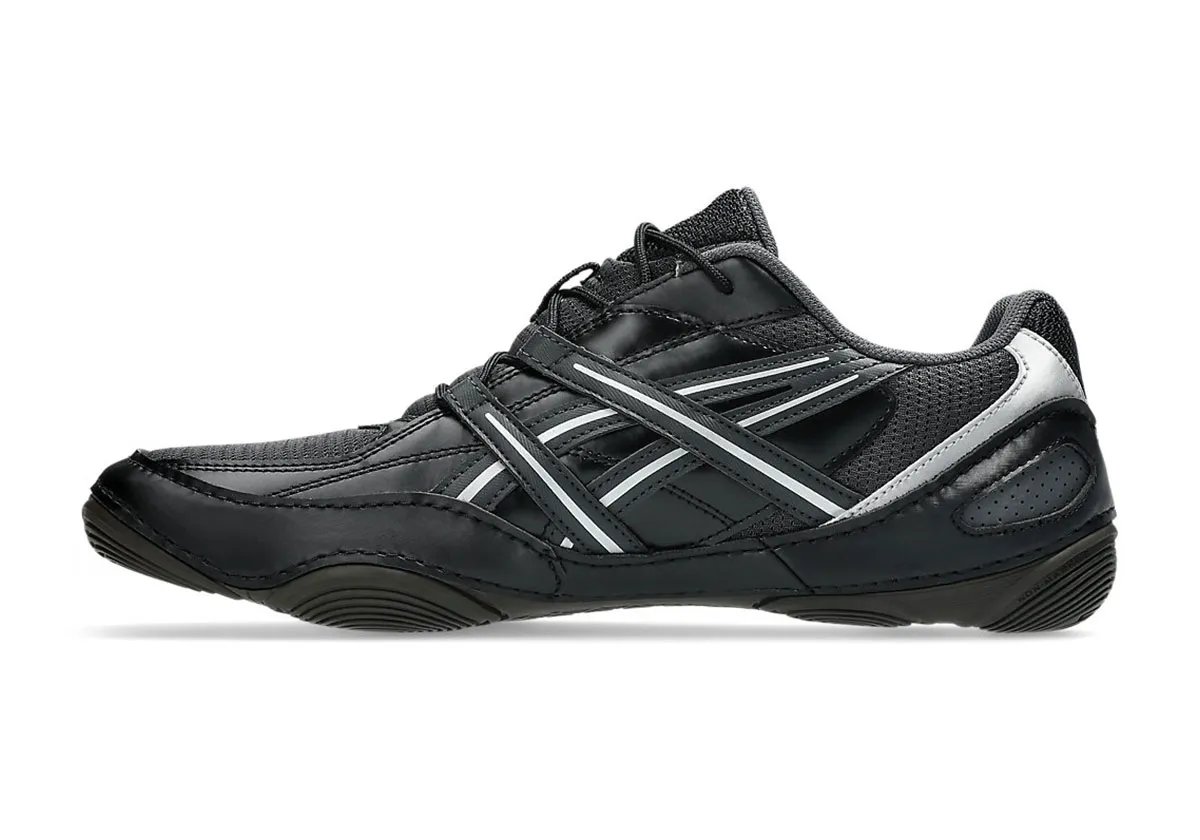 ASICS Hypersync low-profile running sneaker in neutral colorway, side profile view - detail view 4