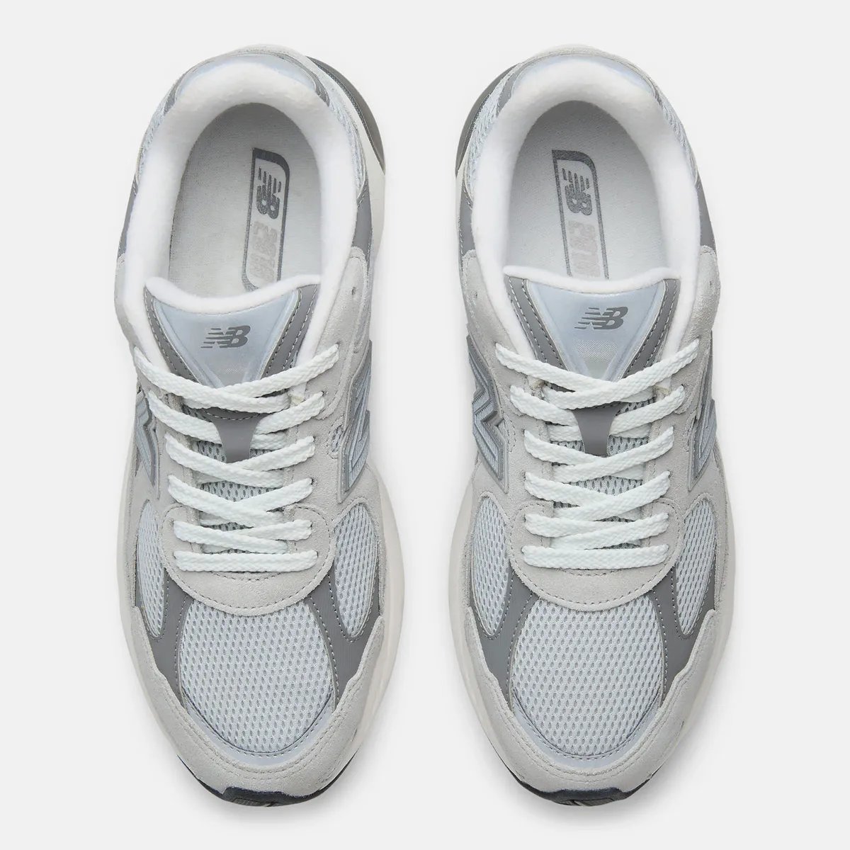 New Balance 2010 in muted Raincloud gray colorway, showcasing the silhouette's structured midsole and heel counter design - detail view 4