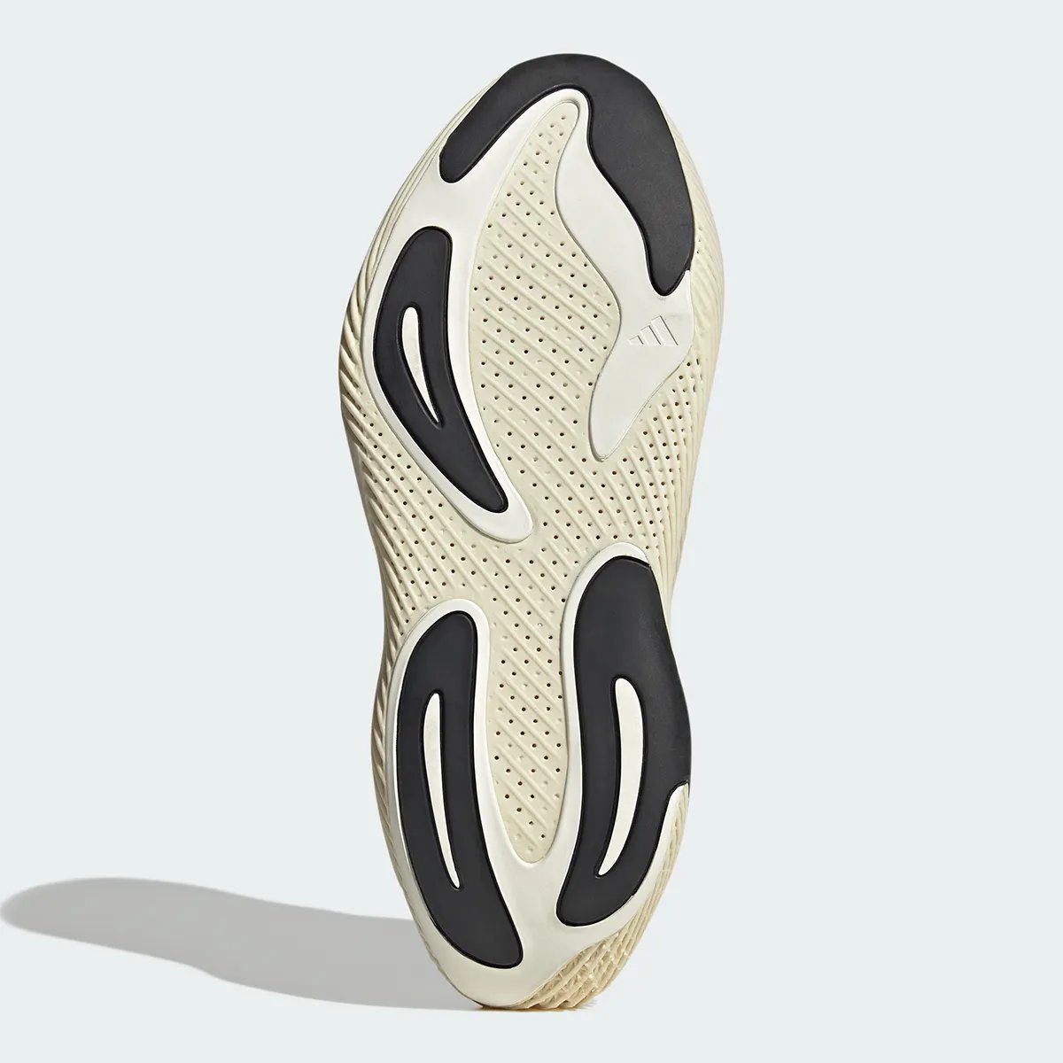 Adidas Futurecool 3D-printed sneaker featuring asymmetrical tongue and single-structure midsole in neutral colorway - detail view 4