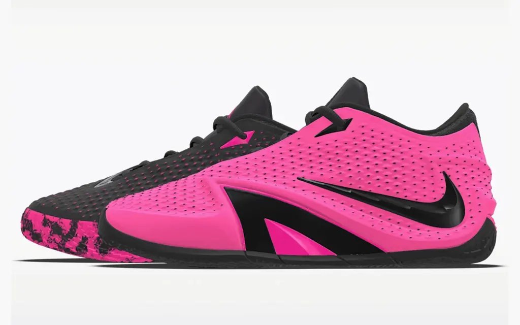 Nike Ja 4 By You customization interface showing color adjustment options for Ja Morant's signature basketball shoe