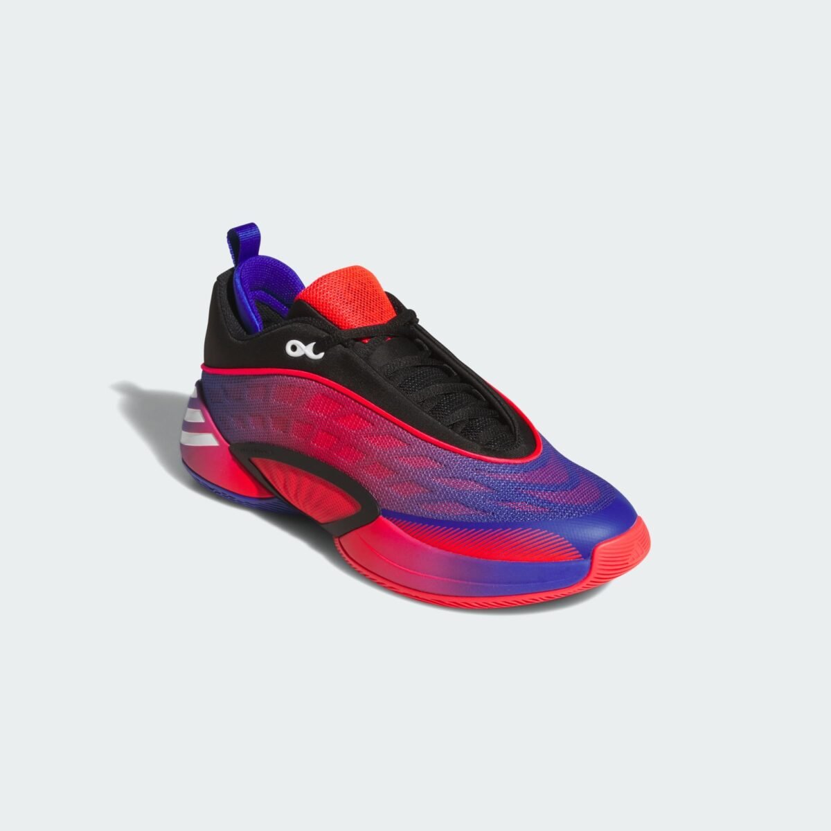 adidas D.O.N. Issue #8 Spider-Man in Core Black, Lucid Red, and Lucid Blue colorway - detail view 3