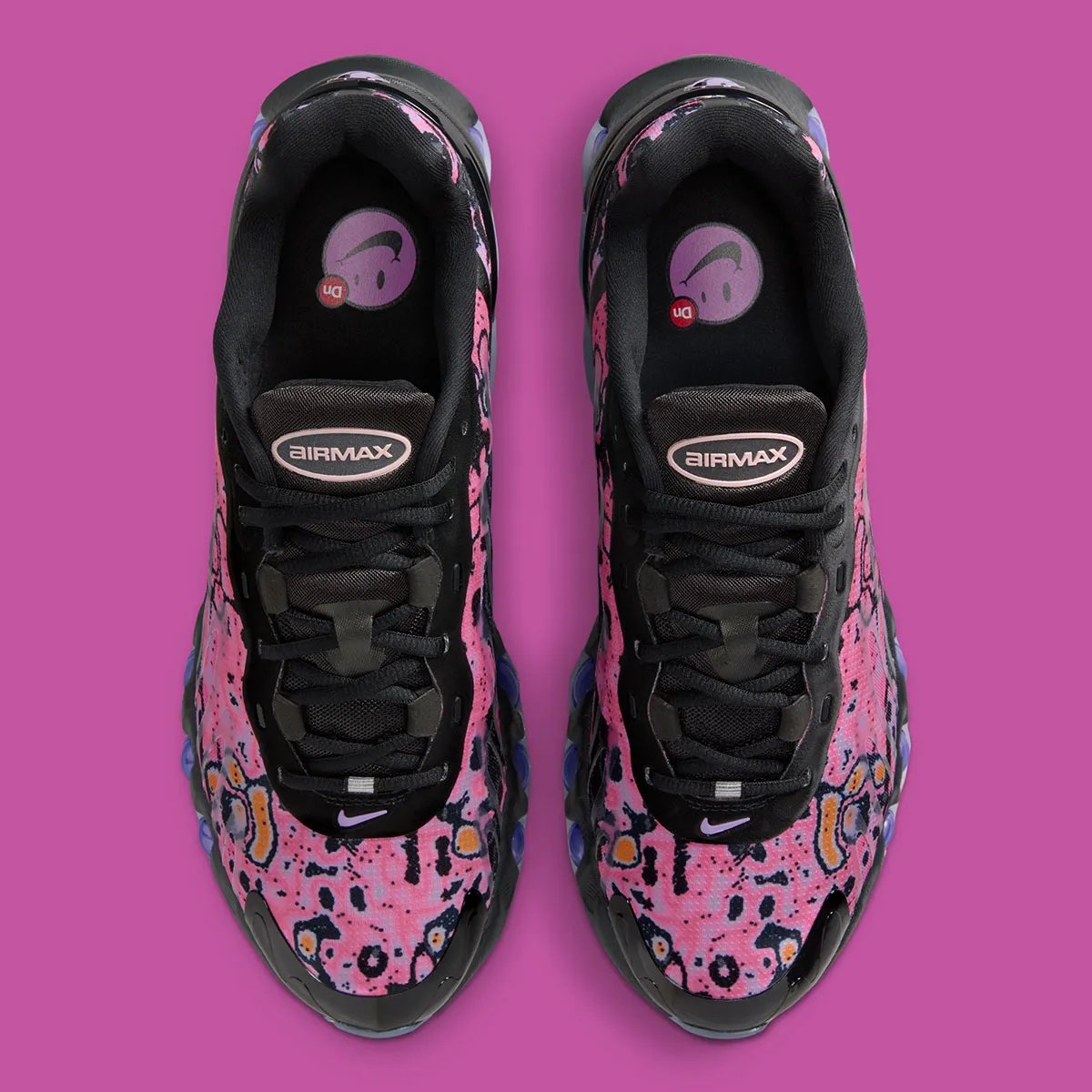 Nike Air Max DN8 in 'Have A Nike Day' colorway featuring vintage-inspired branding on modern Air Max silhouette - detail view 3