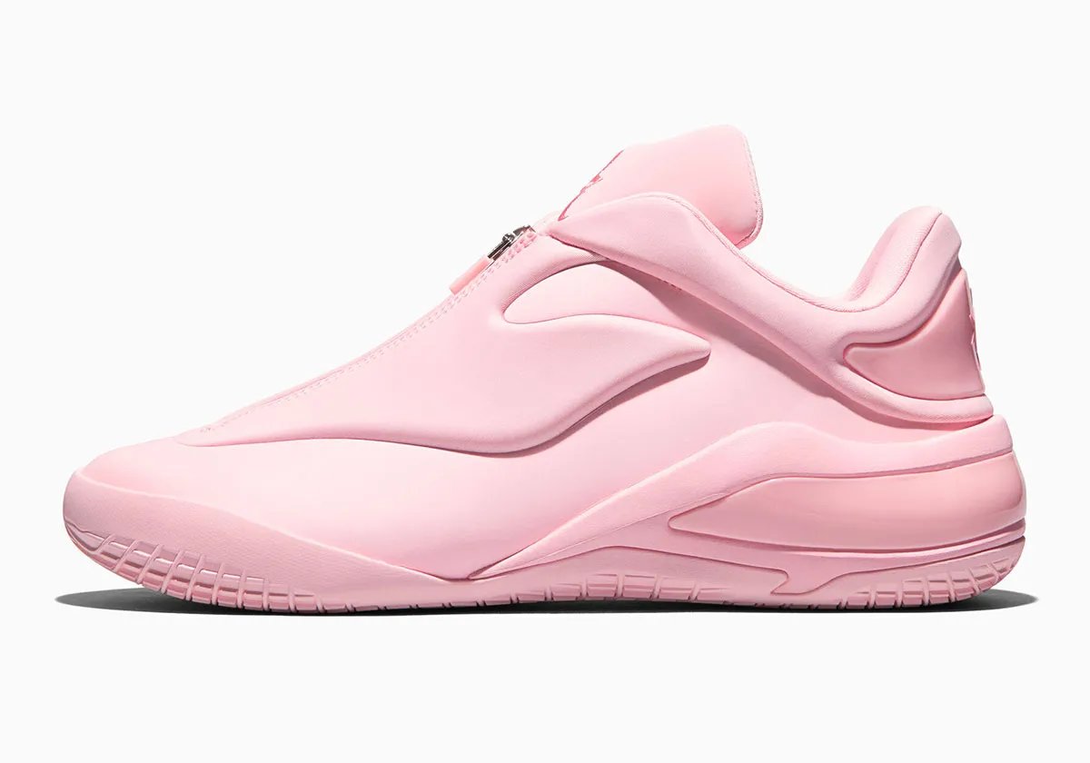 Converse SHAI 001 in monochrome pink, showcasing the silhouette's clean tonal aesthetic - detail view 3