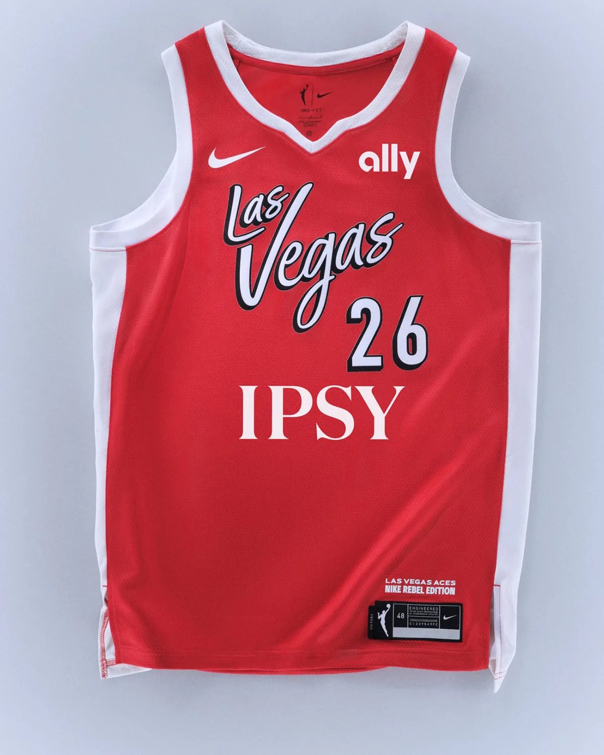 Nike WNBA 2026 Rebel Edition alternate jerseys displayed across multiple team colorways - detail view 2