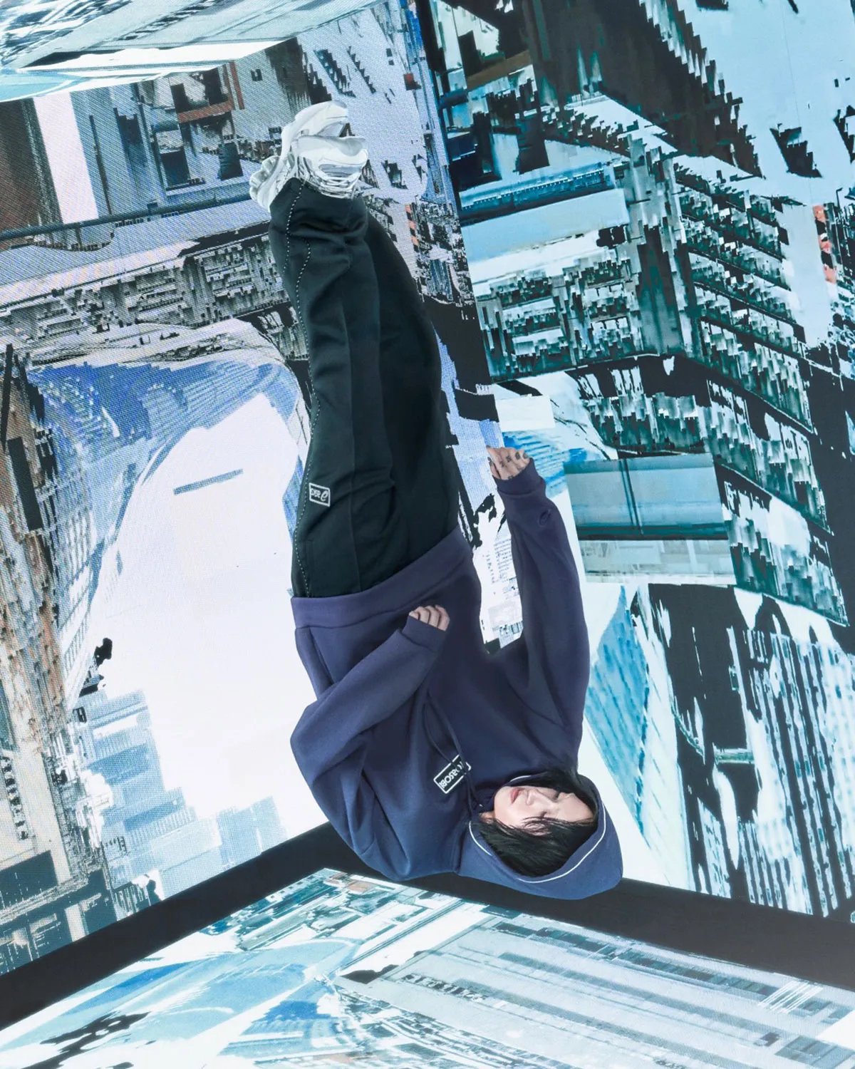 ASICS x YOASOBI collaborative sneaker design featuring understated colorway and precision construction - detail view 2