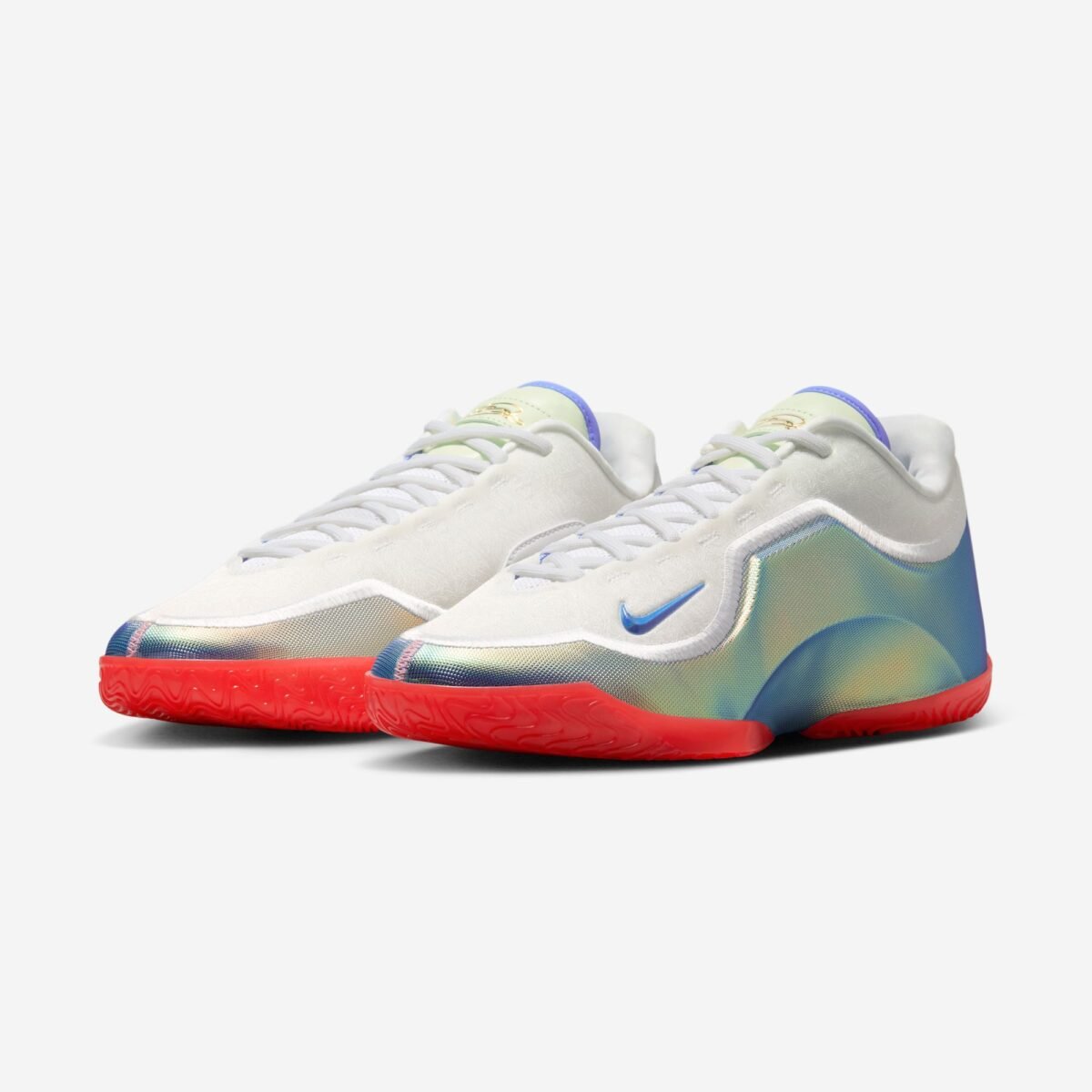 Nike LeBron 23 Motor King basketball shoe featuring performance-oriented colorway inspired by LeBron James' dominant scoring performance - detail view 1
