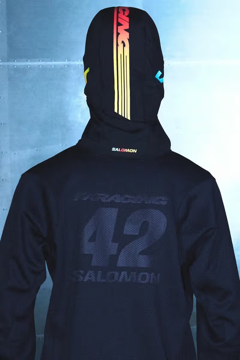 Salomon x L'Art de L'Automobile S/Lab Phantasm 3 racing-inspired sneaker from Spring/Summer 2026 collaboration - detail view 2