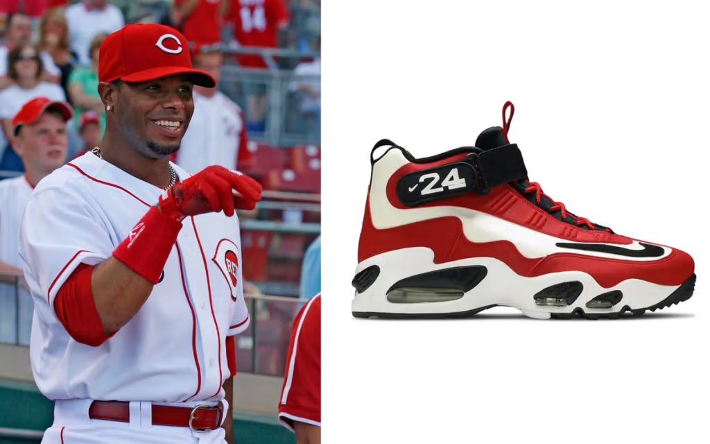 Nike Air Griffey Max 1 in Cincinnati Reds colorway, October 9 release