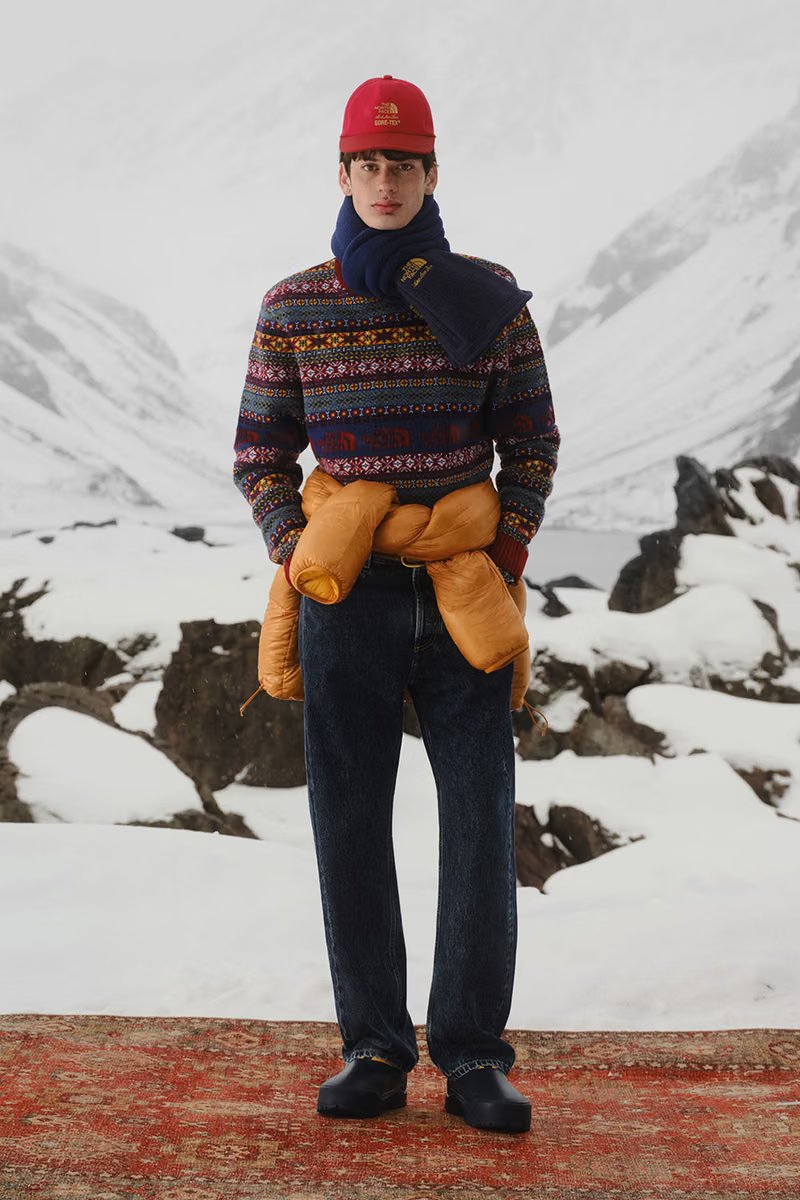 Aimé Leon Dore and The North Face Fall/Winter 2026 collaborative outerwear collection featuring GORE-TEX Mountain Jacket and reversible Nuptse - detail view 4