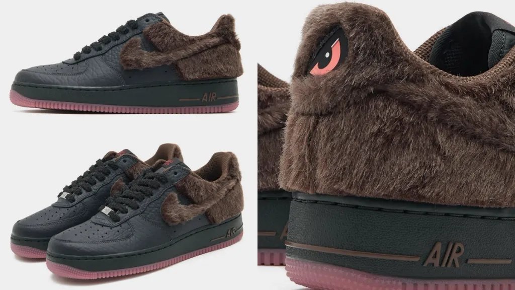 Nike Air Force 1 in NYC-inspired colorway drawing from the city's most iconic resident