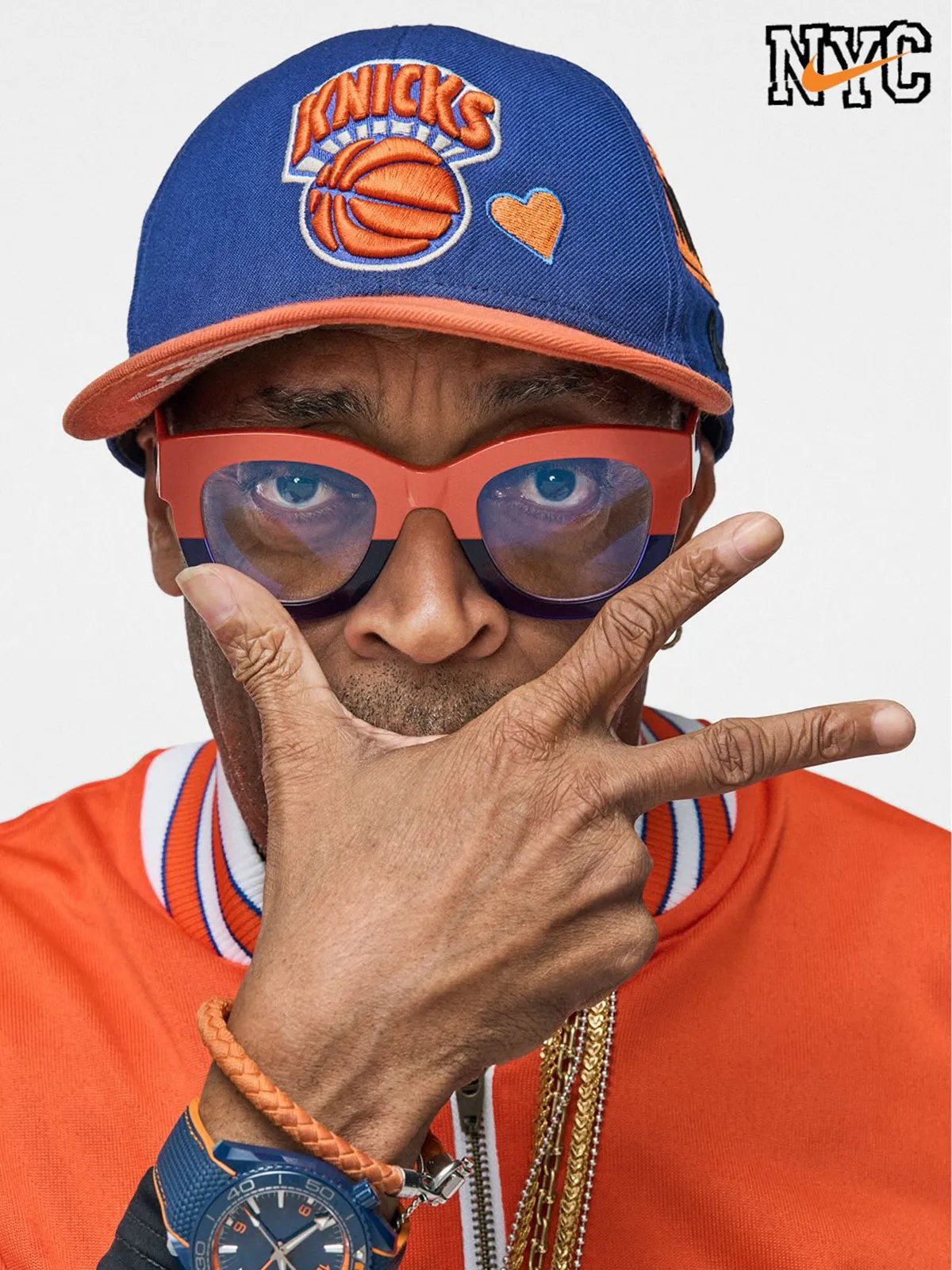 Nike 'Always Knicks' portrait campaign featuring diverse group of New York Knicks fans photographed by Jonathan Mannion - detail view 2