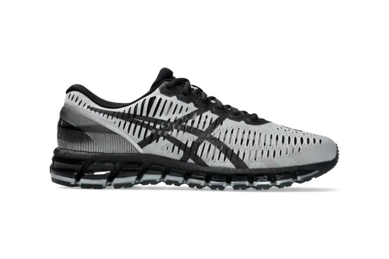 ASICS x C.P. Company GEL-QUANTUM 360 I in Pure Silver and Moroccan Blue colorways - detail view 3