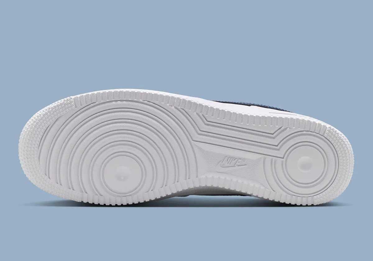 Nike Air Force 1 Low with carbon fiber Swoosh and accent details - detail view 2