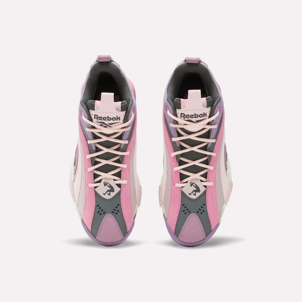 Reebok Shaqnosis Low in Muted Mauve colorway, lateral view - detail view 2