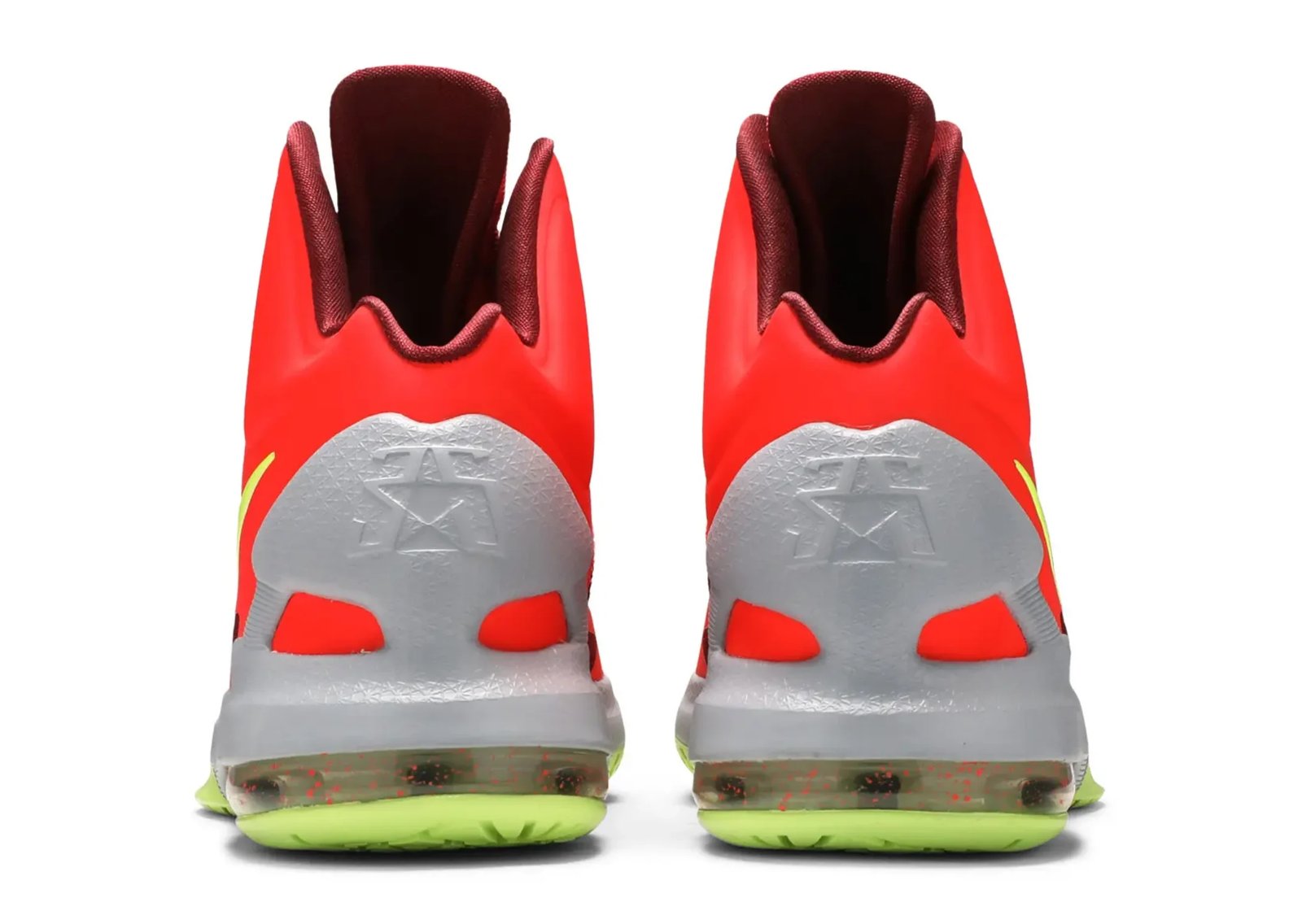 Nike Zoom KD 5 Elite DMV retro colorway in red, green, and grey inspired by DC mumbo sauce - detail view 2