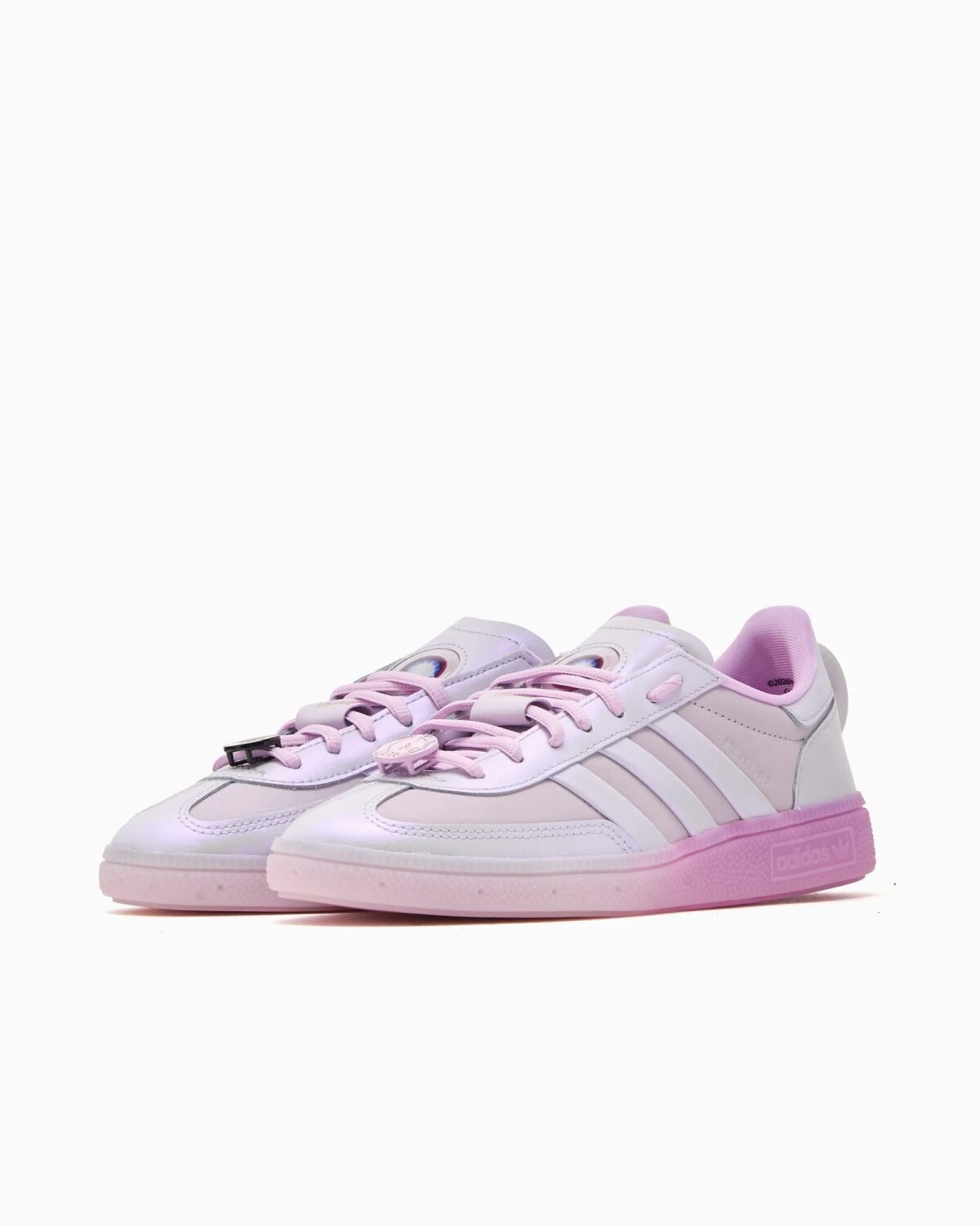 Pokémon x adidas Handball Spezial Mewtwo in Ice Lavender colorway, September 2026 release - detail view 1