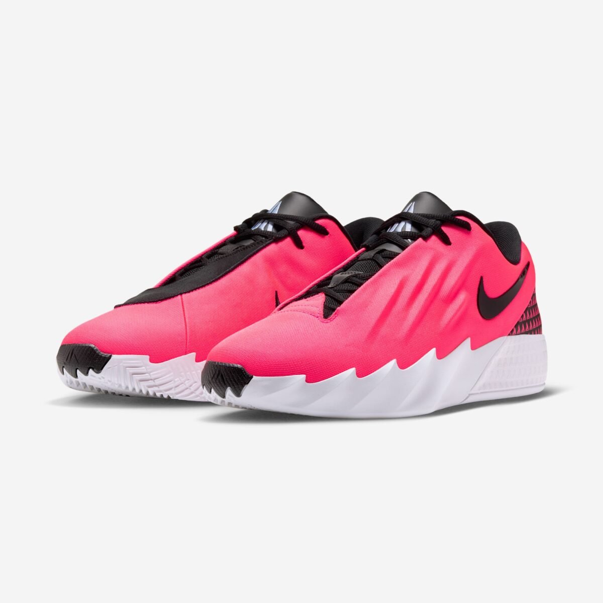 Nike Ja Twelve Time in Solar Red colorway with photon dust and cobalt bliss accents, September 2026 release - detail view 1