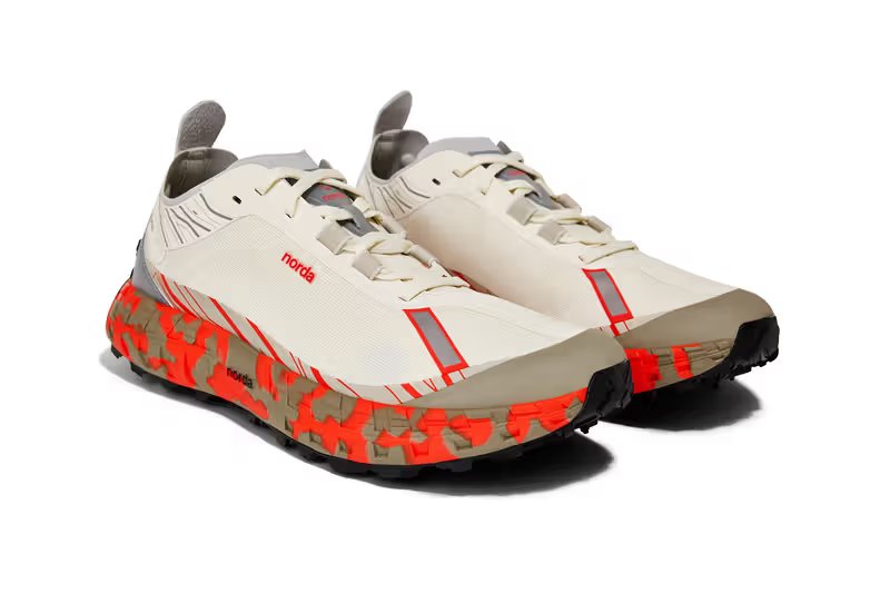 Norda SS26 Kaleidoscopic collection featuring cosmic gradient and camo colorway silhouettes - detail view 4