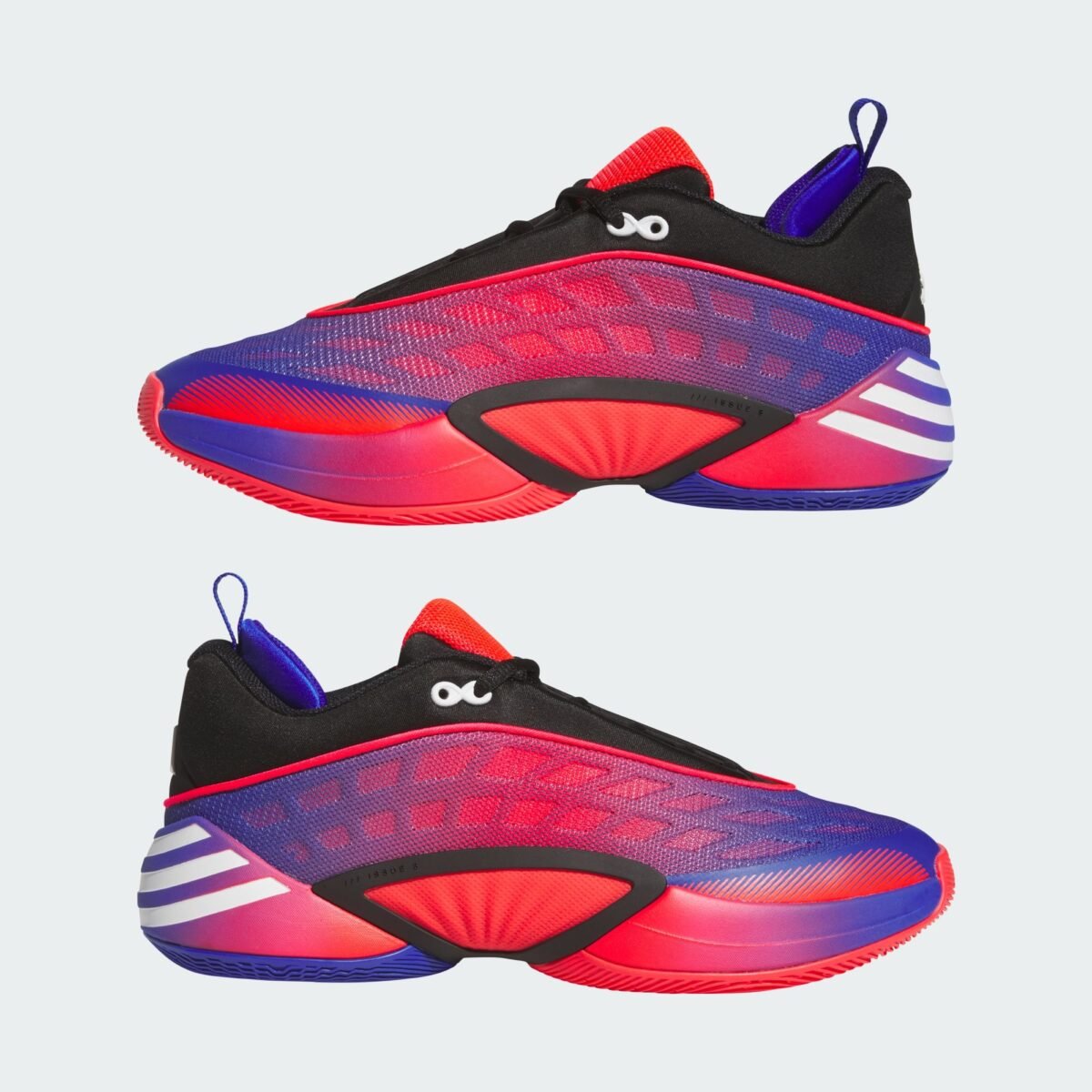 adidas D.O.N. Issue #8 Spider-Man in Core Black, Lucid Red, and Lucid Blue colorway - detail view 5