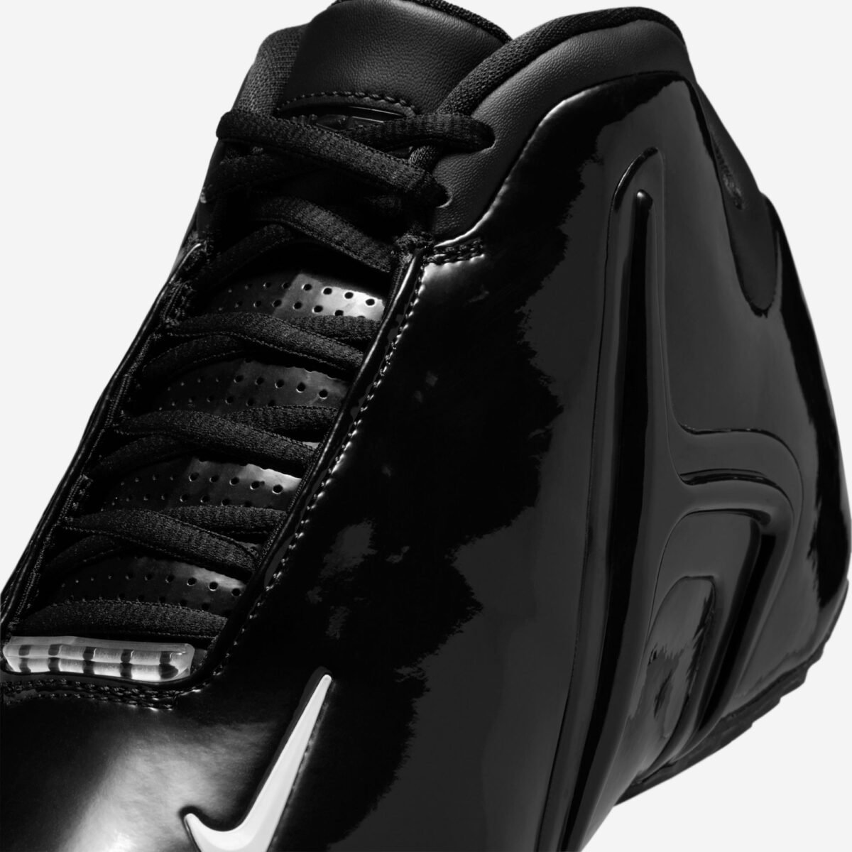 Nike Hyperflight Premium in all-black colorway, featuring premium construction and performance-forward silhouette design - detail view 5