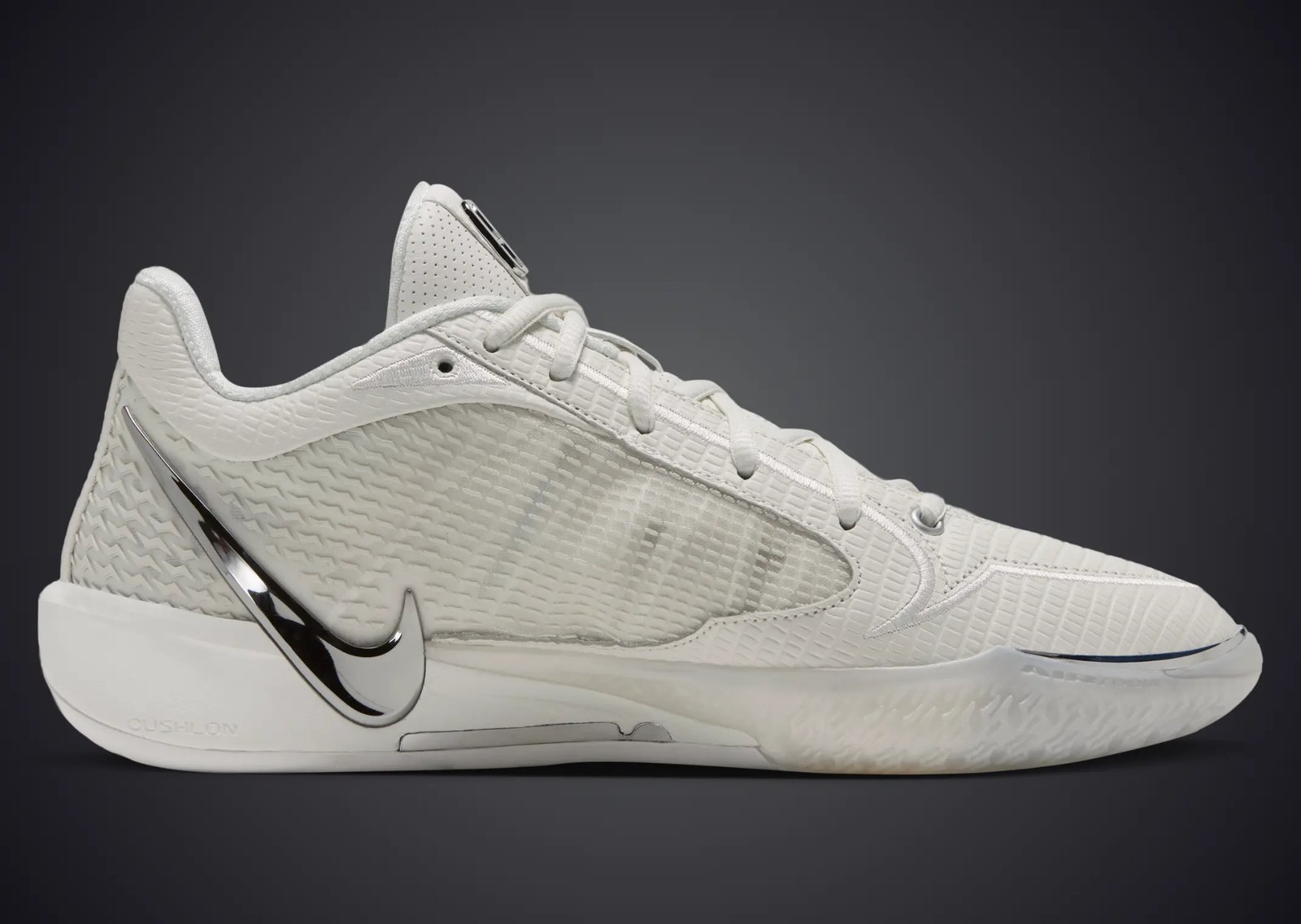 Nike White Label Pack featuring the Ja 3, Book 2, A'Two, and Sabrina 4 in animal print textures with silver accents - detail view 4