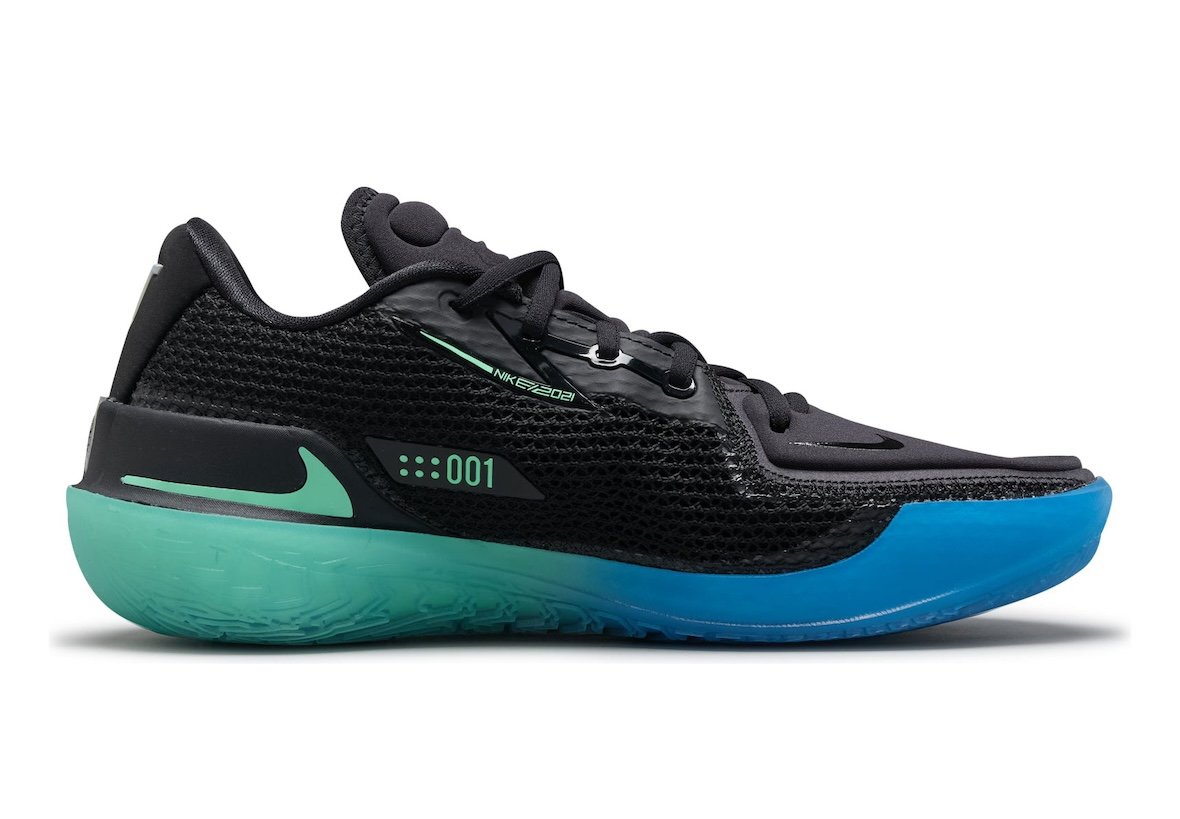 Nike GT Cut 1 in Black and Radiant Green from the Nike Nationals collection - detail view 4