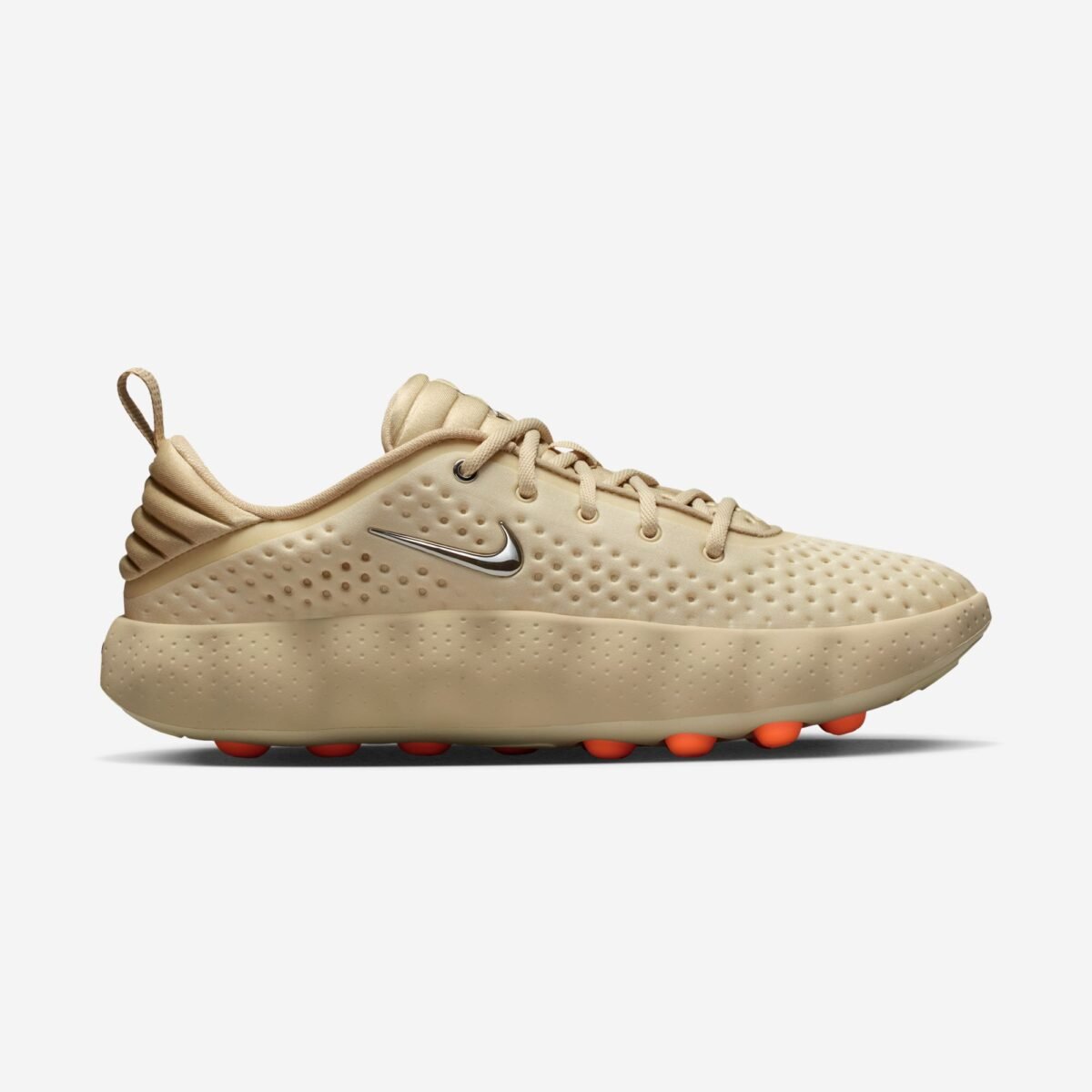 Nike Mind 002 in Light Smoke Grey colorway, full profile view showing neutral grey upper and structured silhouette - detail view 3