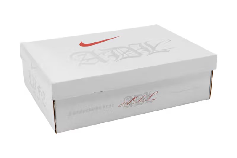Nike x Yeat ADL collaborative collection featuring co-branded mask and collectible packaging - detail view 2