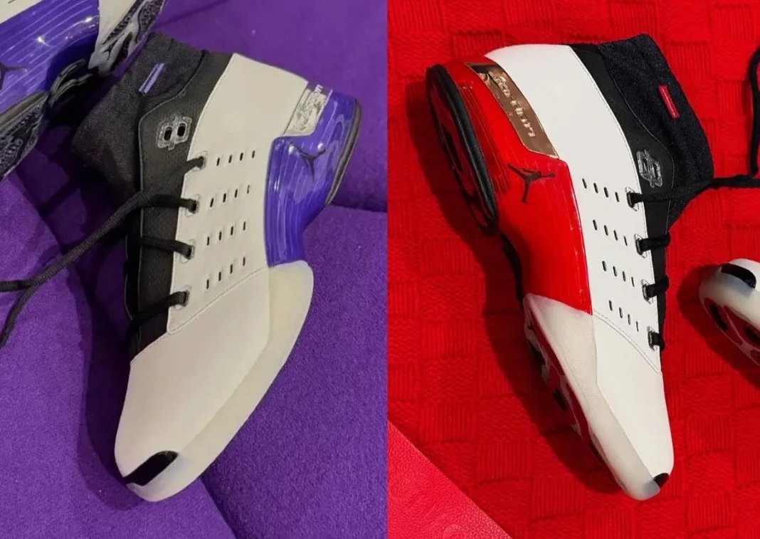 Infinite Archives x Air Jordan 17 Low in Varsity Purple and Varsity Red colorways, Spring 2027 release