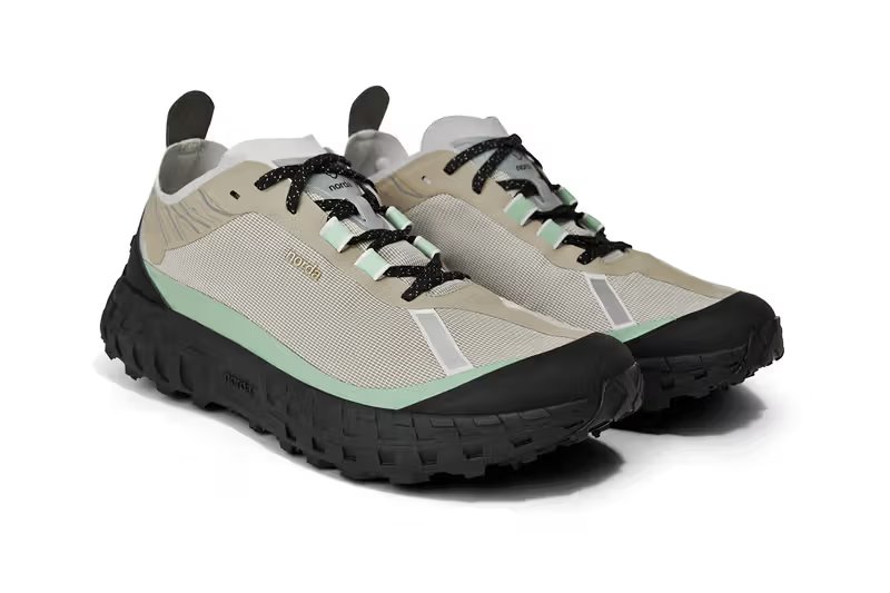 Norda SS26 Kaleidoscopic collection featuring cosmic gradient and camo colorway silhouettes - detail view 2