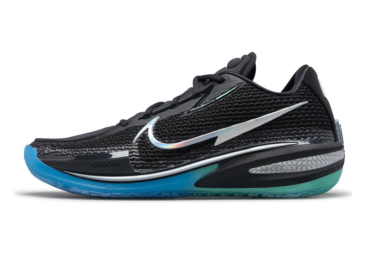Nike GT Cut 1 in Black and Radiant Green from the Nike Nationals collection - detail view 3