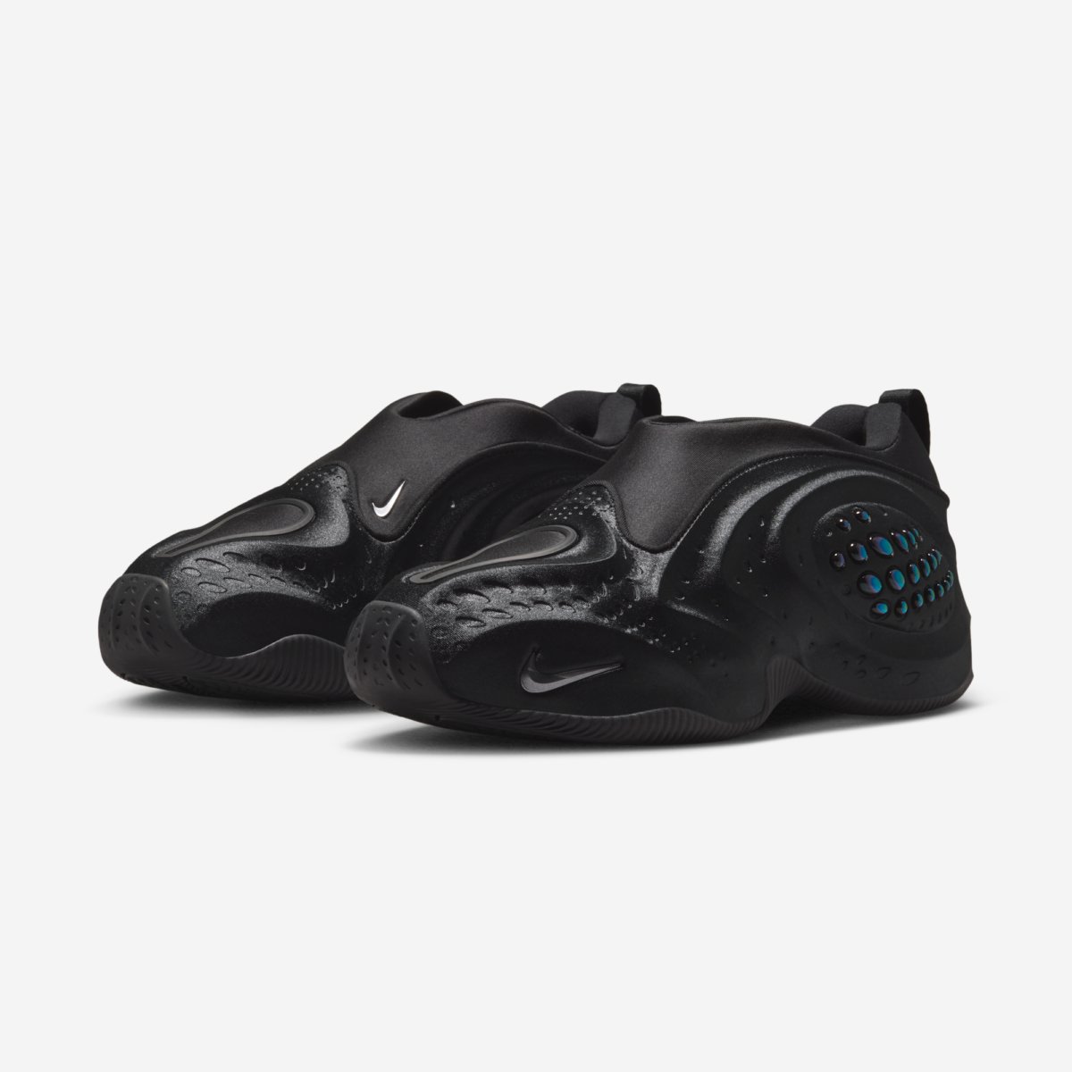 Nike First Sight Shadow WMNS in Black and Metallic Dark Grey colorway, women's silhouette side profile view - detail view 1