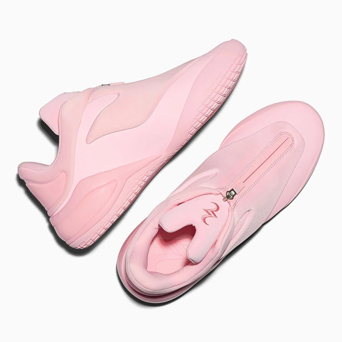 Converse SHAI 001 in monochrome pink, showcasing the silhouette's clean tonal aesthetic - detail view 4
