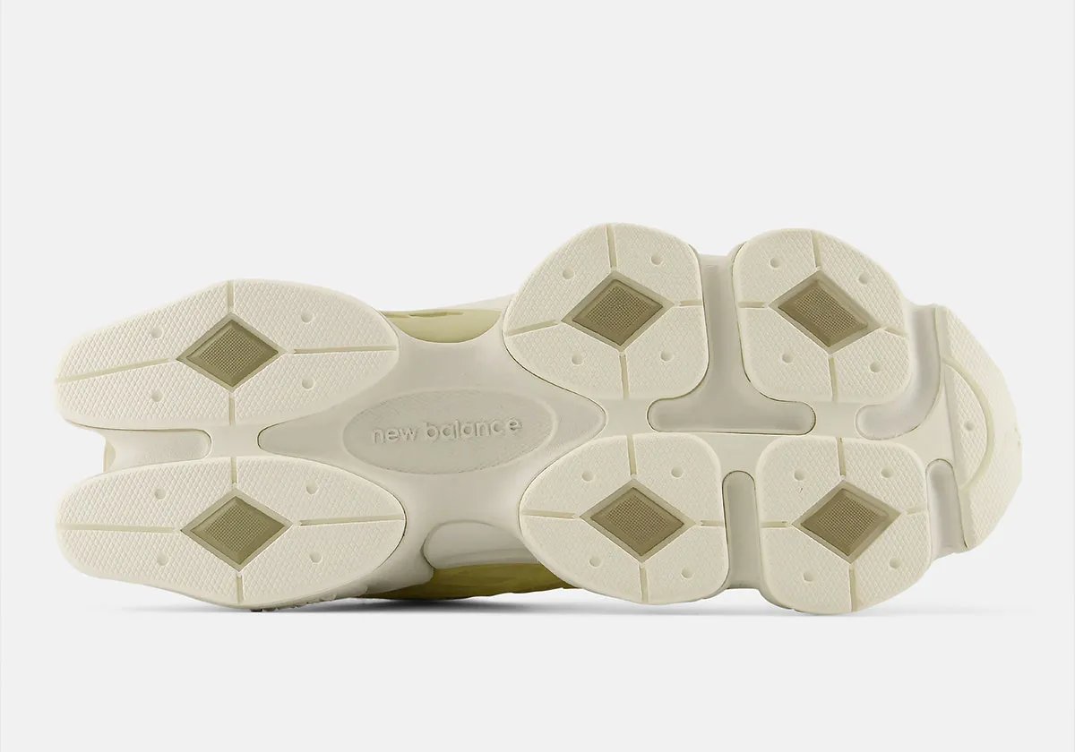 New Balance 9060R in Enoki colorway featuring suede and mesh upper inspired by the 993 silhouette - detail view 5