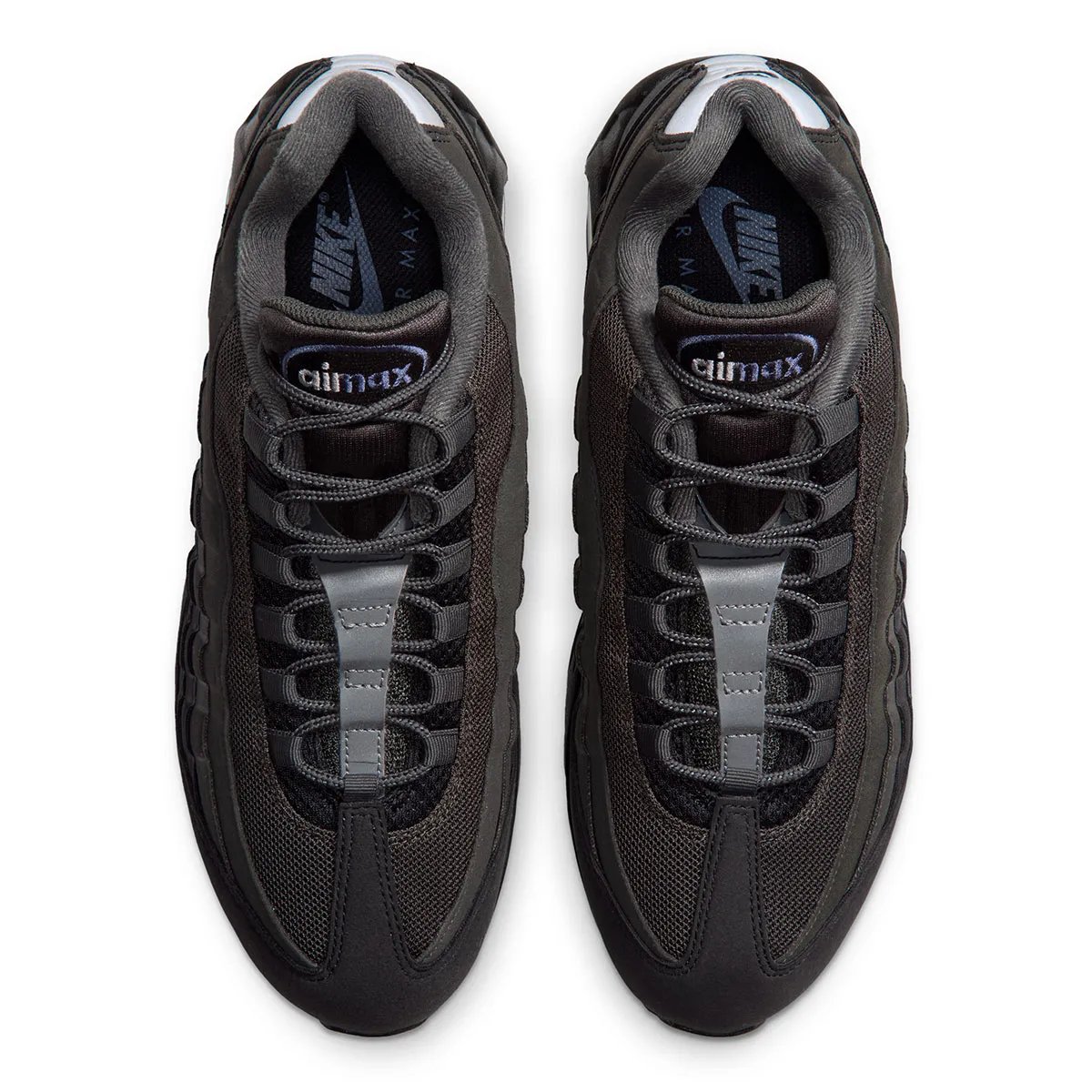 Nike Air Max 95 'Pencil Point' in dark grey with tonal Swoosh and Air Max branding accents - detail view 3
