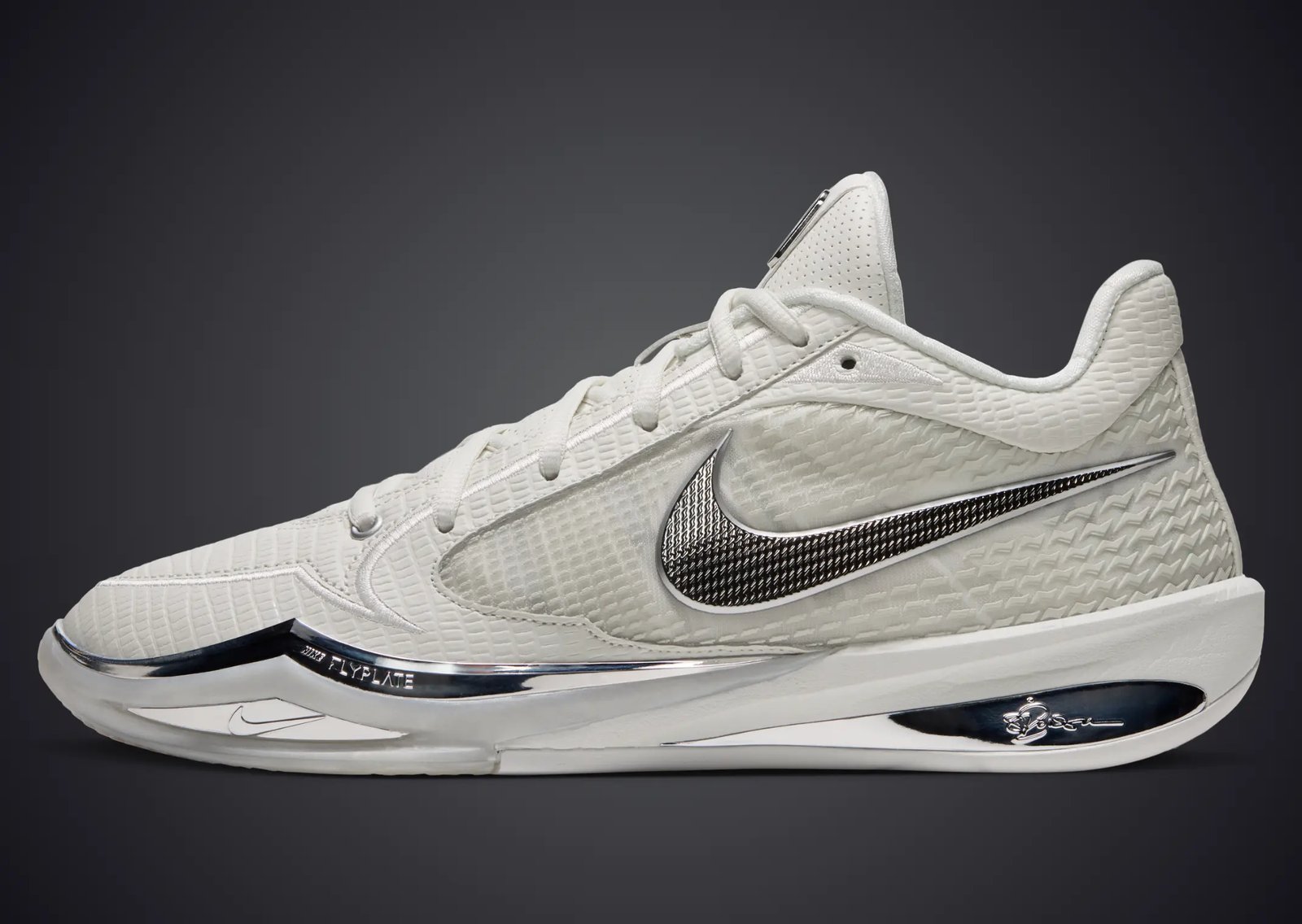 Nike White Label Pack featuring the Ja 3, Book 2, A'Two, and Sabrina 4 in animal print textures with silver accents - detail view 3
