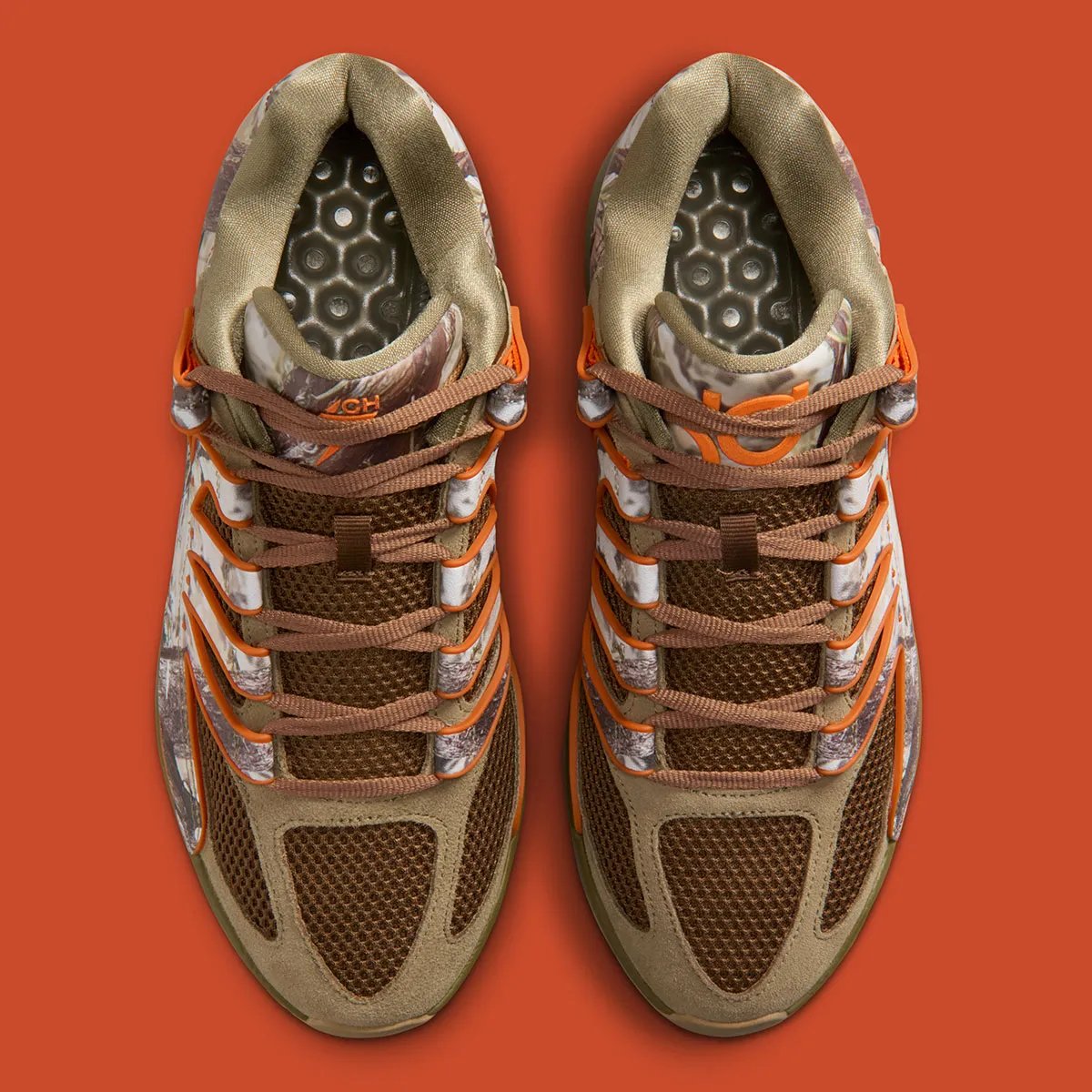 Nike KD 18 Tree Camo in woodland camouflage pattern, Chet Holmgren player exclusive releasing March 13 - detail view 3