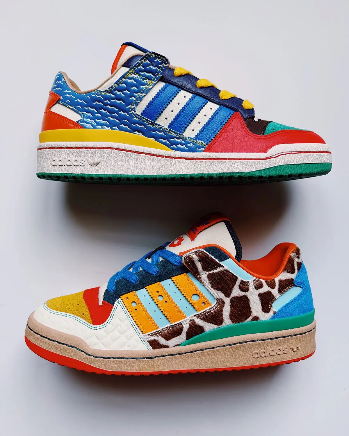adidas Forum Low "What The Milwaukee" in full detail, featuring collaborative design elements and regional Milwaukee aesthetic - detail view 3