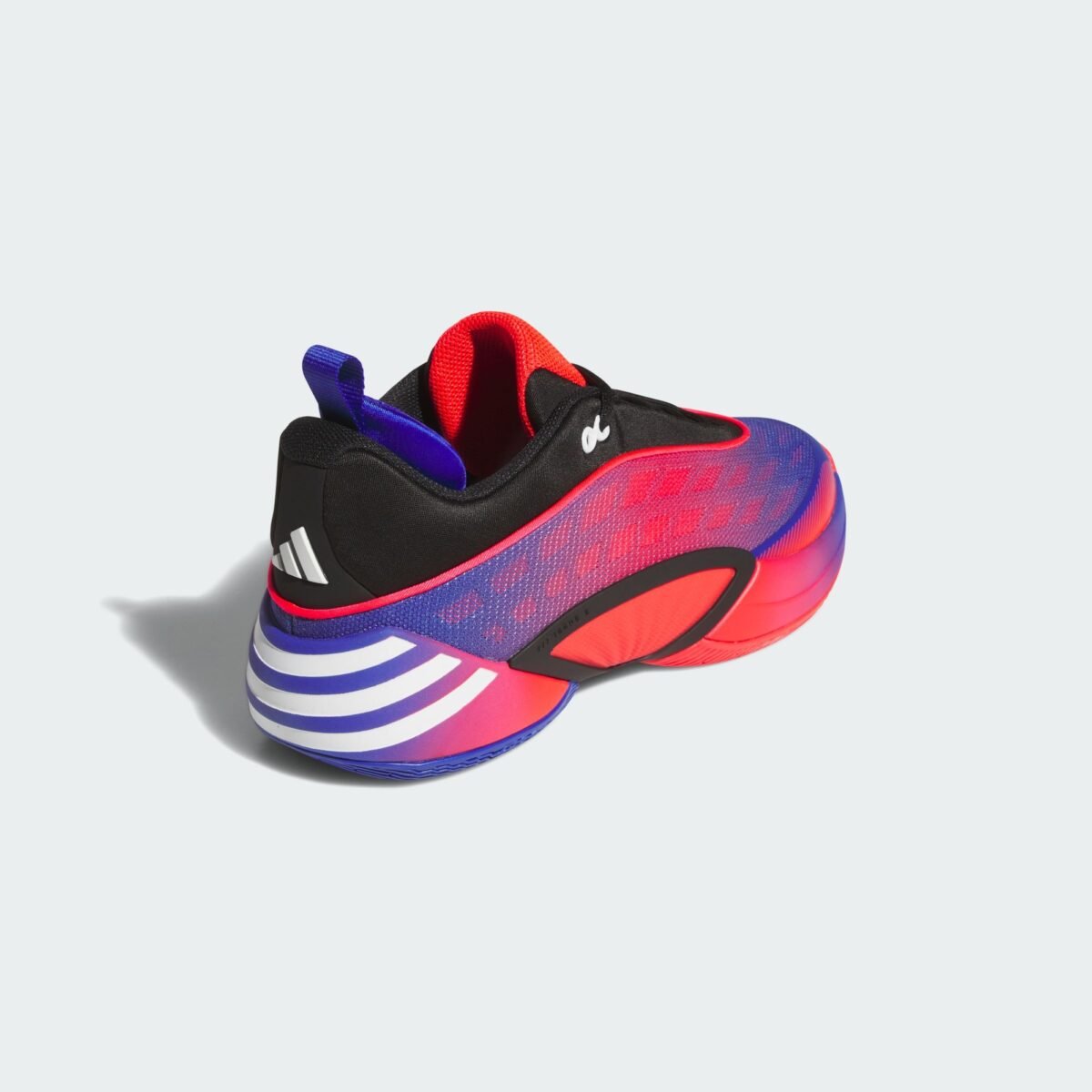 adidas D.O.N. Issue #8 Spider-Man in Core Black, Lucid Red, and Lucid Blue colorway - detail view 4