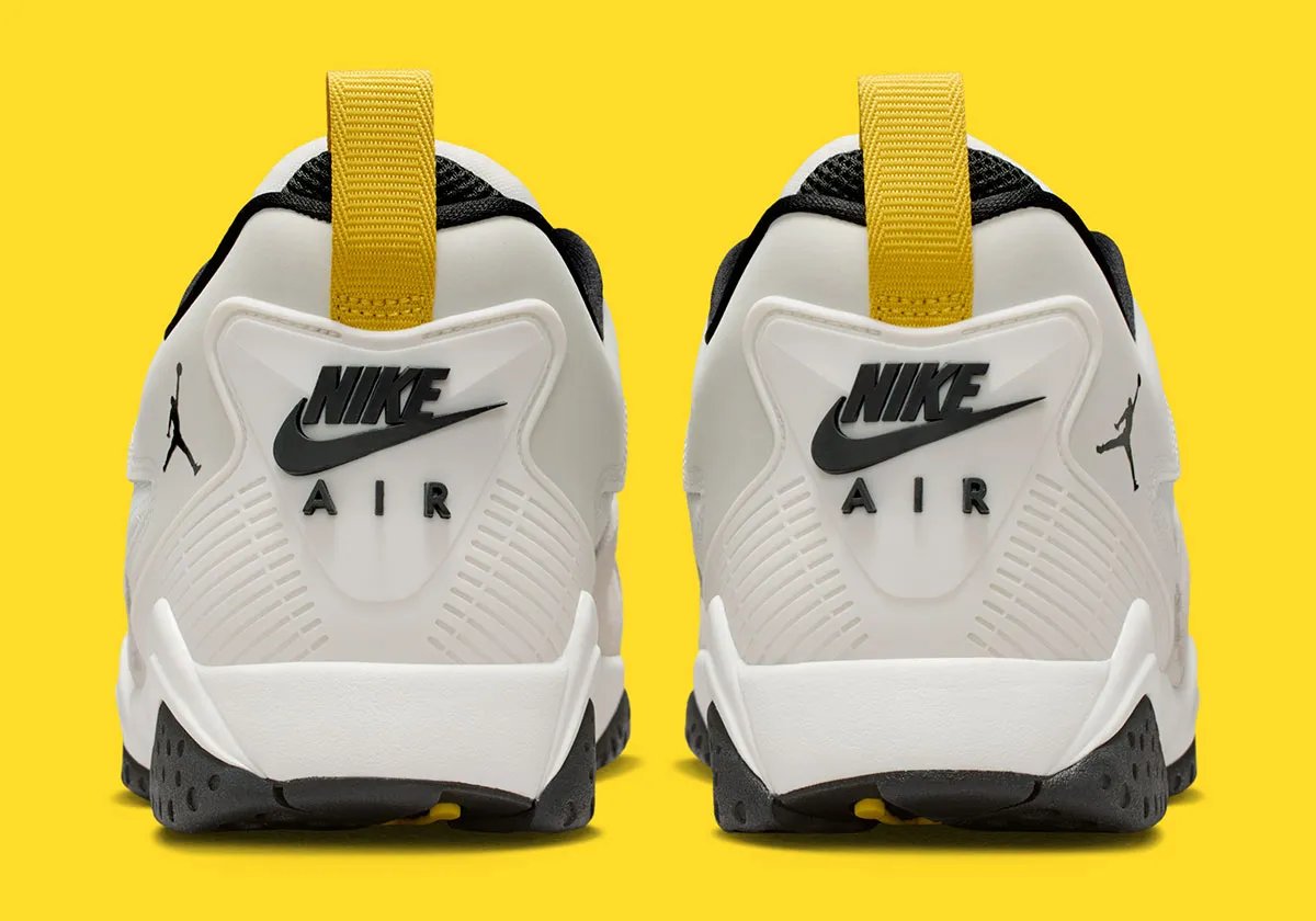 Jordan MVP 92 in Tour colorway showing hybrid design with tonal base and strategic accents - detail view 4