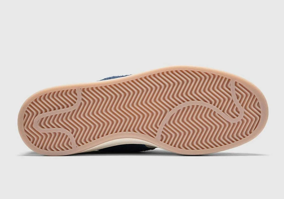 The Whitaker Group x adidas BW 00s in Cream with cracked leather and hairy suede overlays, released April 24 under the Do Not Duplicate collection - detail view 2