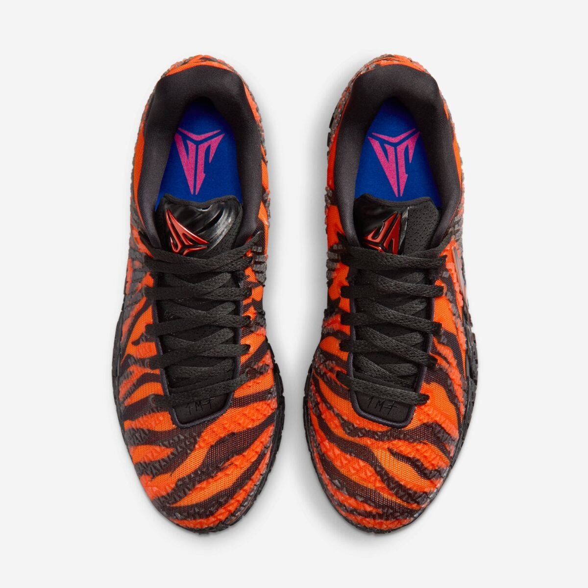 Nike Ja 3 Animal Pack Tiger colorway featuring striped tiger-inspired design on performance basketball silhouette - detail view 4