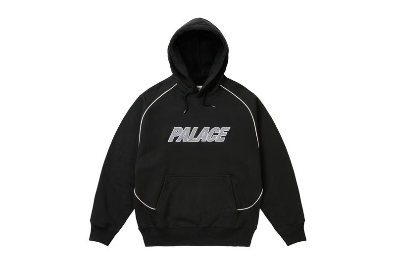 Palace Skateboards x South2 West8 Fall 2026 collaboration featuring River Trek Jacket in Olive Camo and coordinated shell set pieces - detail view 2
