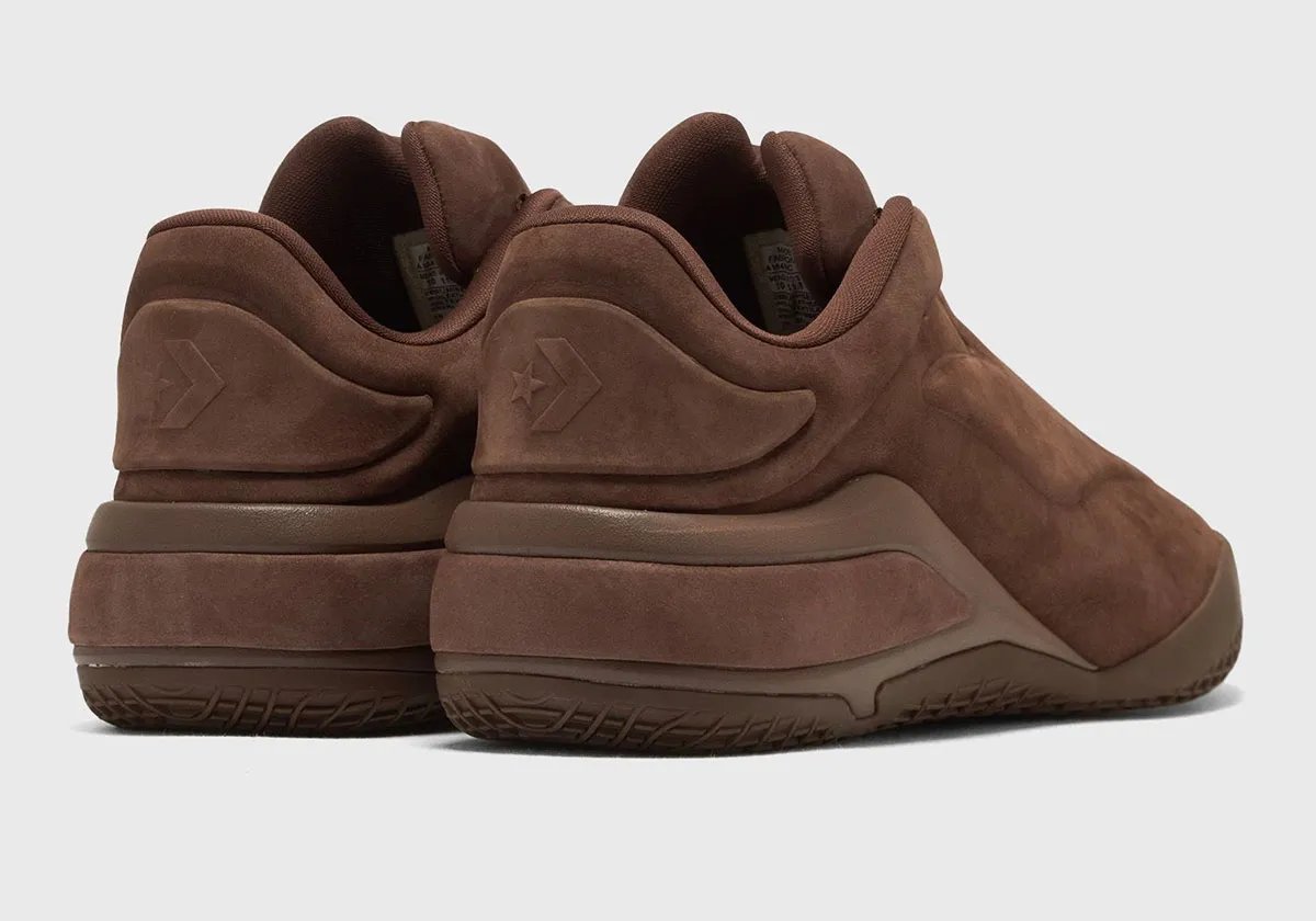 Converse SHAI 001 Lux in Truffle colorway, Shai Gilgeous-Alexander's debut signature basketball shoe - detail view 1