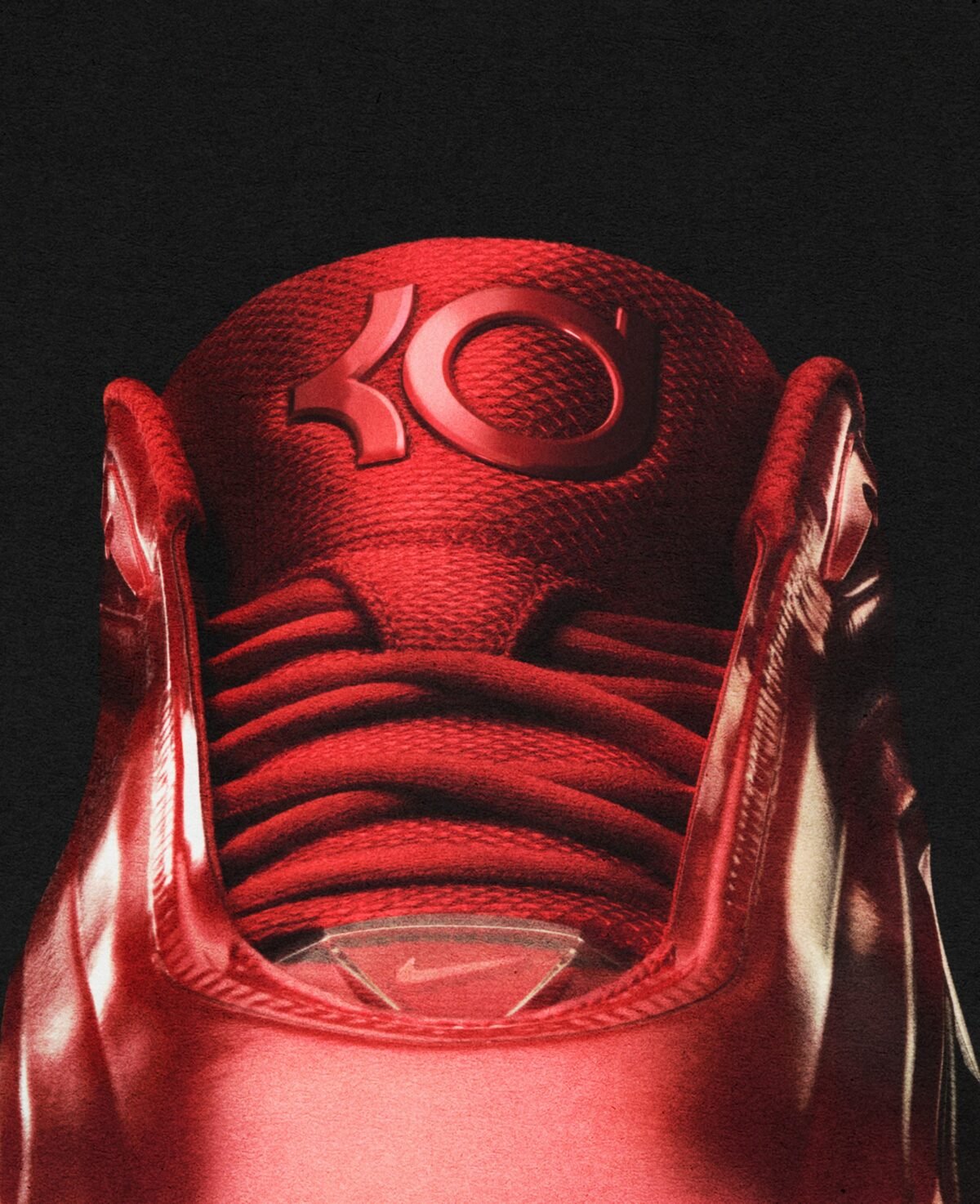Nike KD 19 Bright Ceramic colorway, side profile view showing the full silhouette and ceramic-toned upper - detail view 2