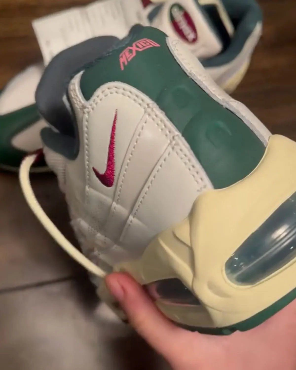Nike Air Max 95 Mexico colorway summer 2026 release - detail view 3