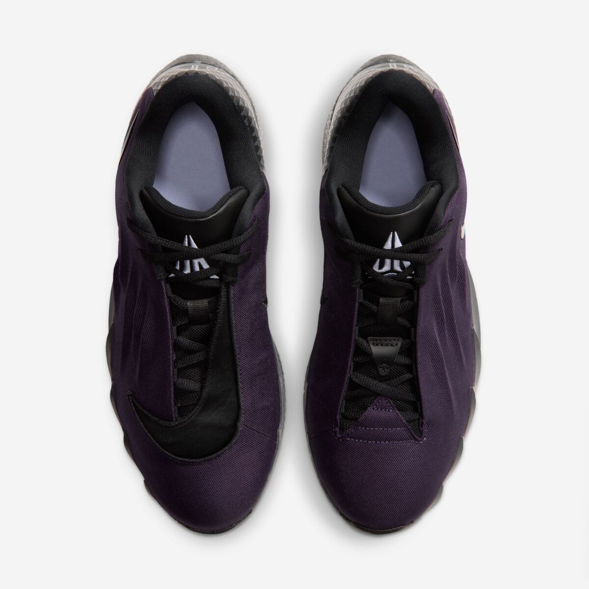 Nike Ja Twelve Time Purple Dynasty signature basketball shoe in deep purple and black colorway - detail view 4