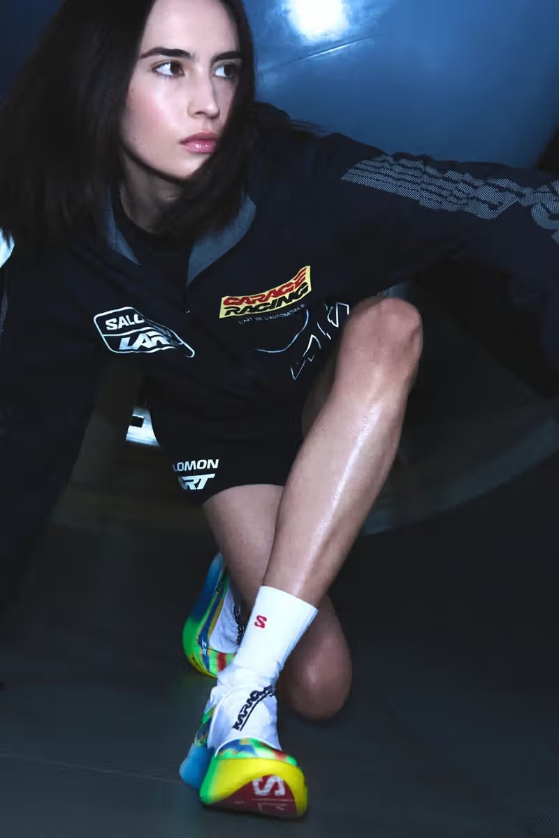 Salomon x L'Art de L'Automobile S/Lab Phantasm 3 racing-inspired sneaker from Spring/Summer 2026 collaboration - detail view 3