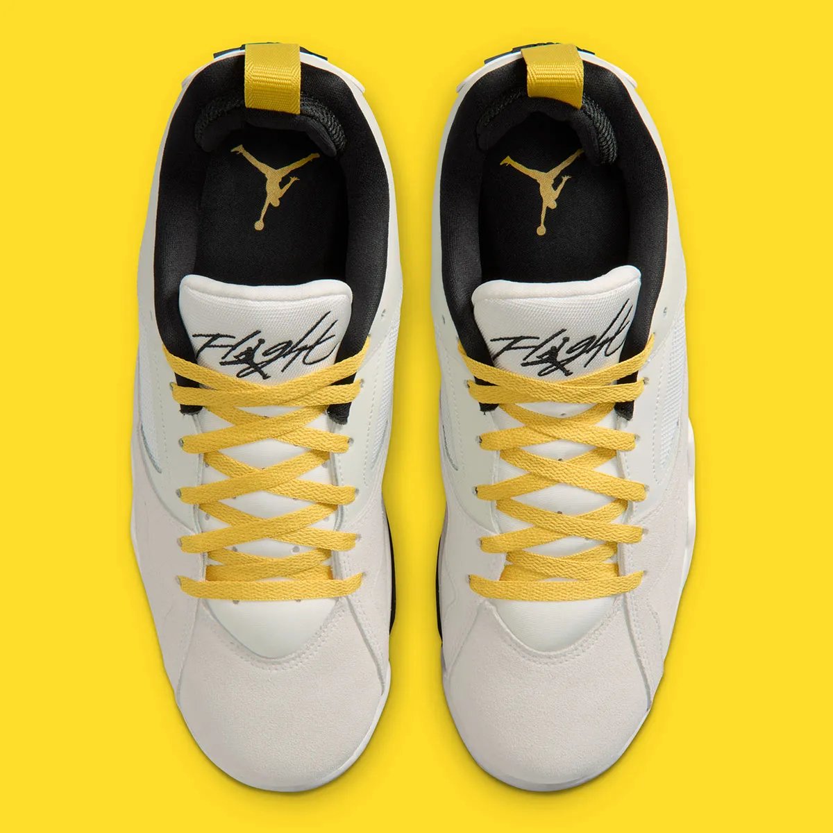 Jordan MVP 92 in Tour colorway showing hybrid design with tonal base and strategic accents - detail view 3